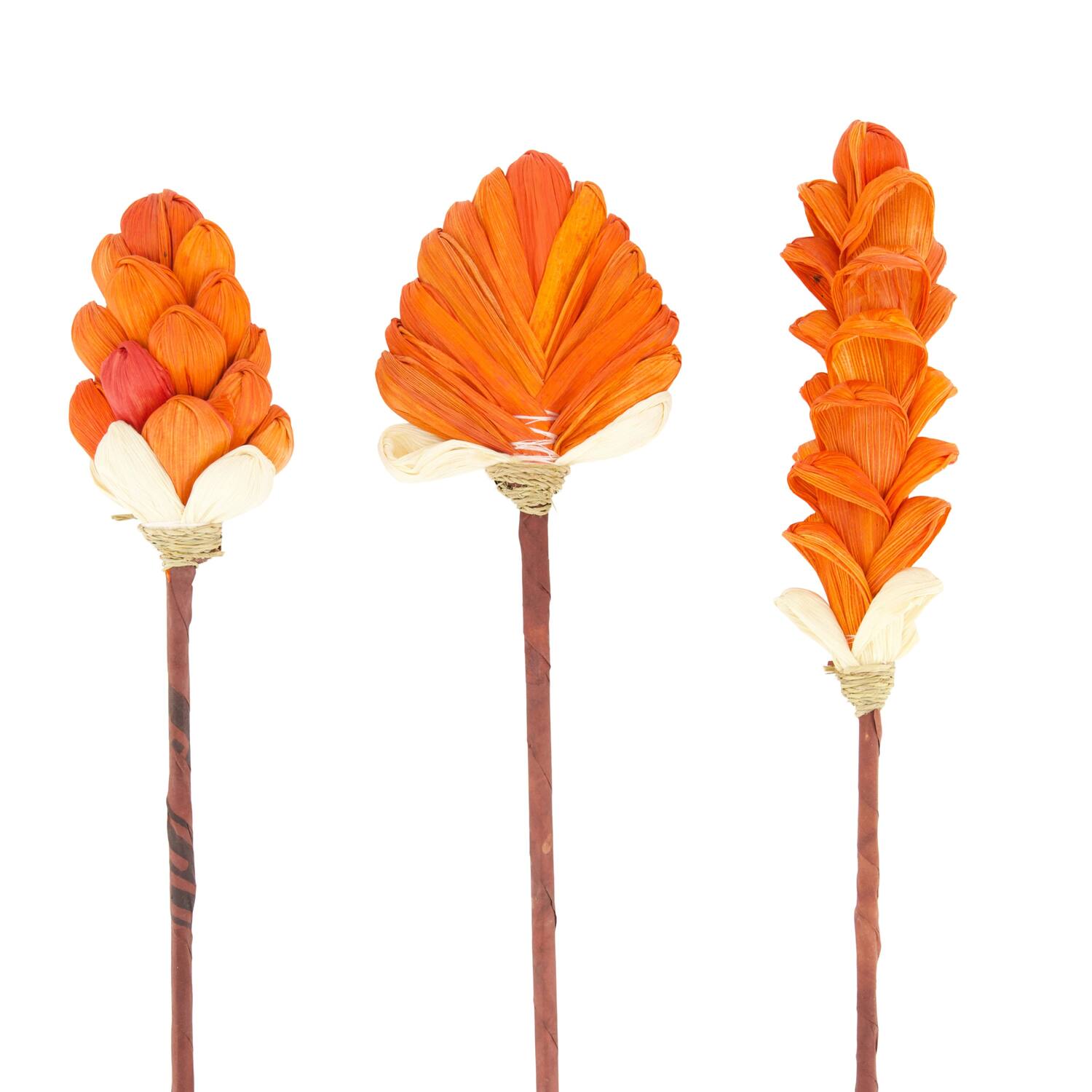 Flower corn on stick 6x7x78cm A/3