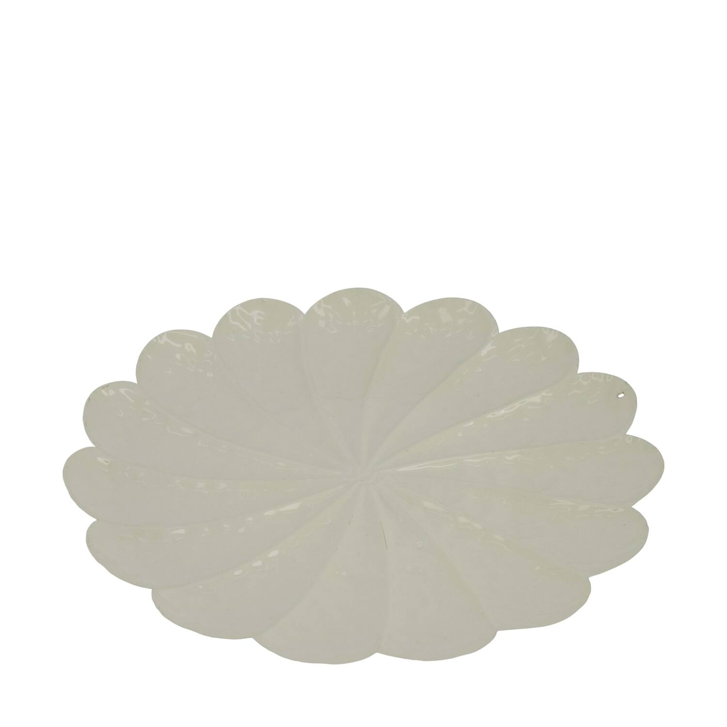 Tray round metal 28x28x2cm