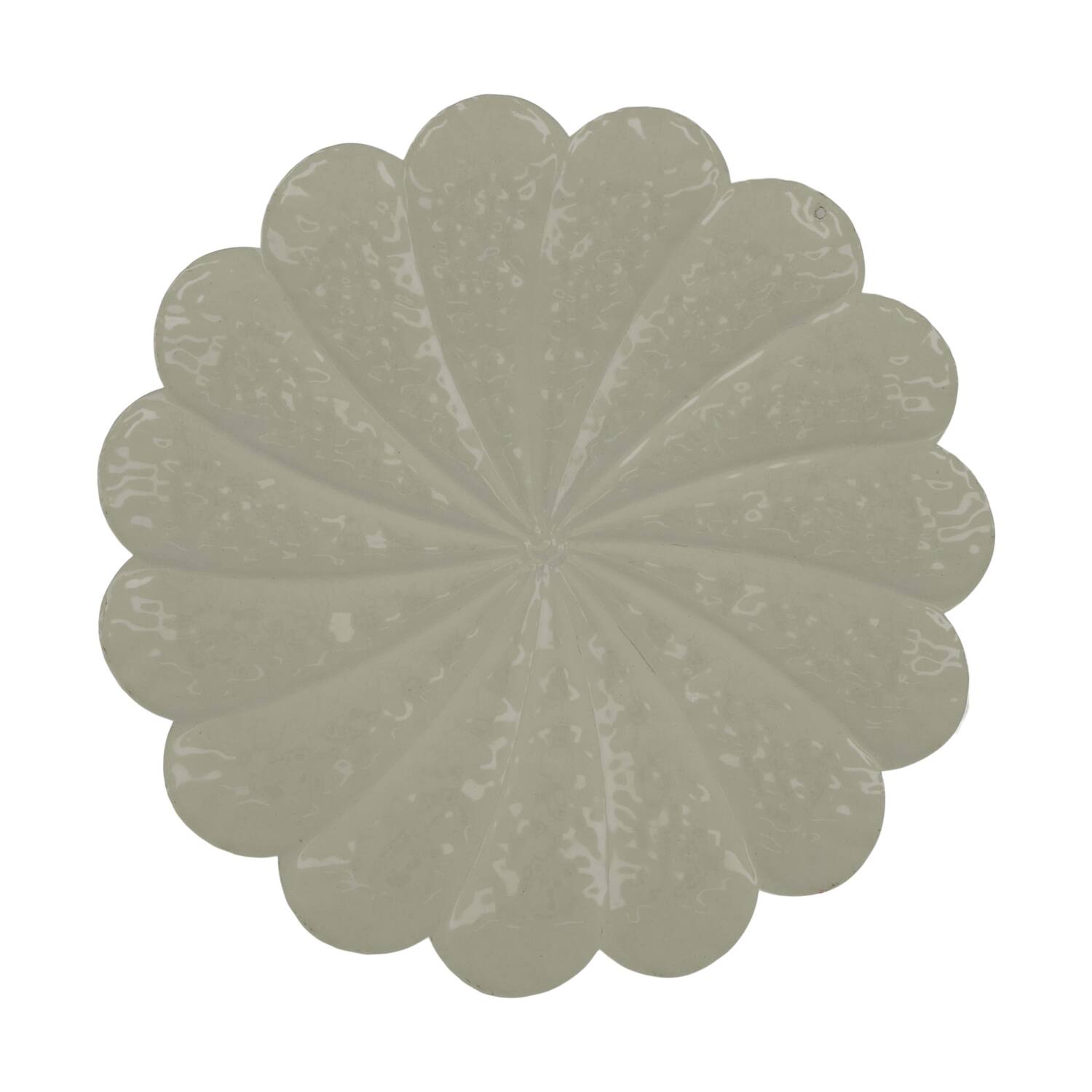 Tray round metal 28x28x2cm