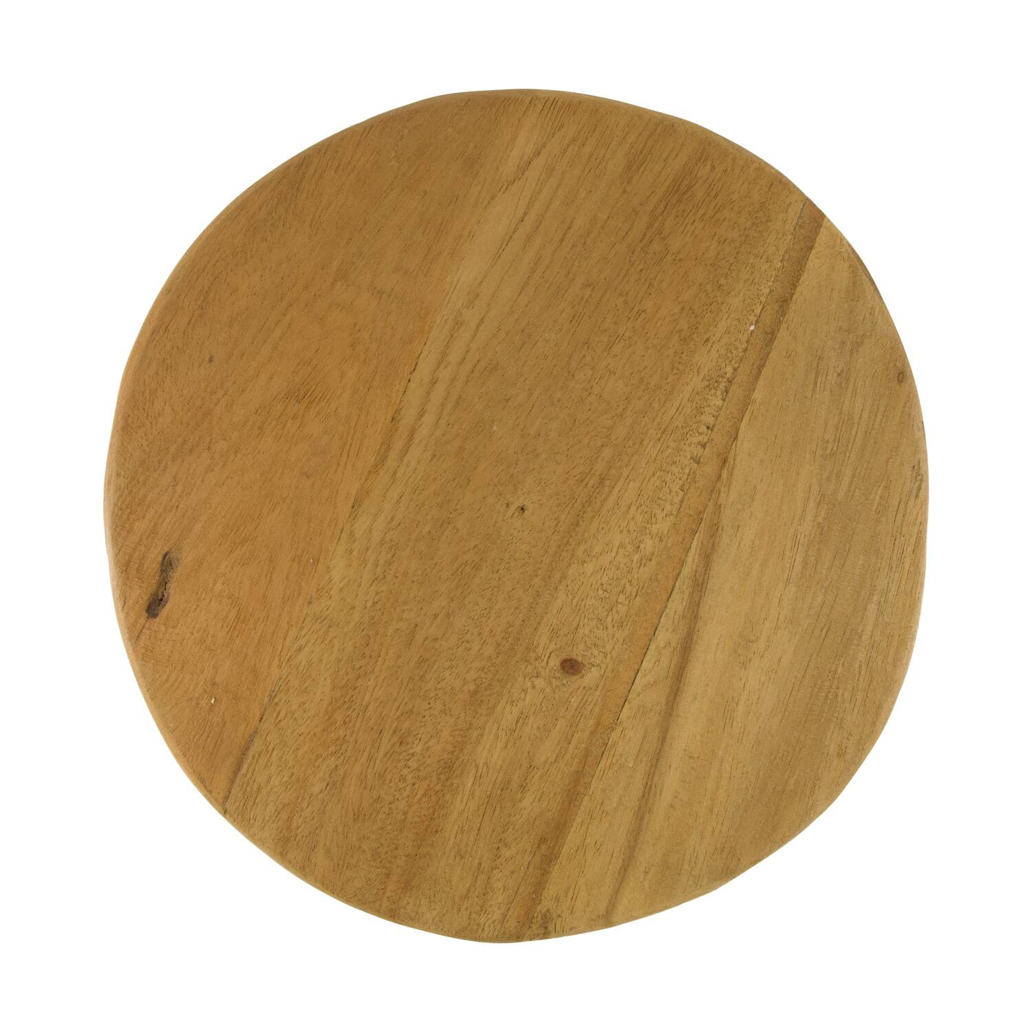 Stool teak wood 32x32x39cm - Natural