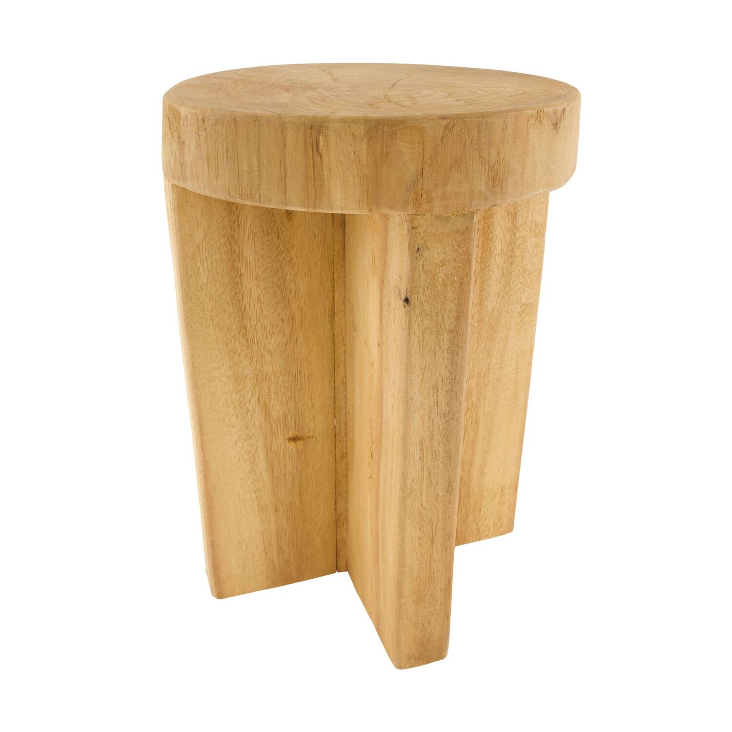 Stool teak wood 30x30x45cm