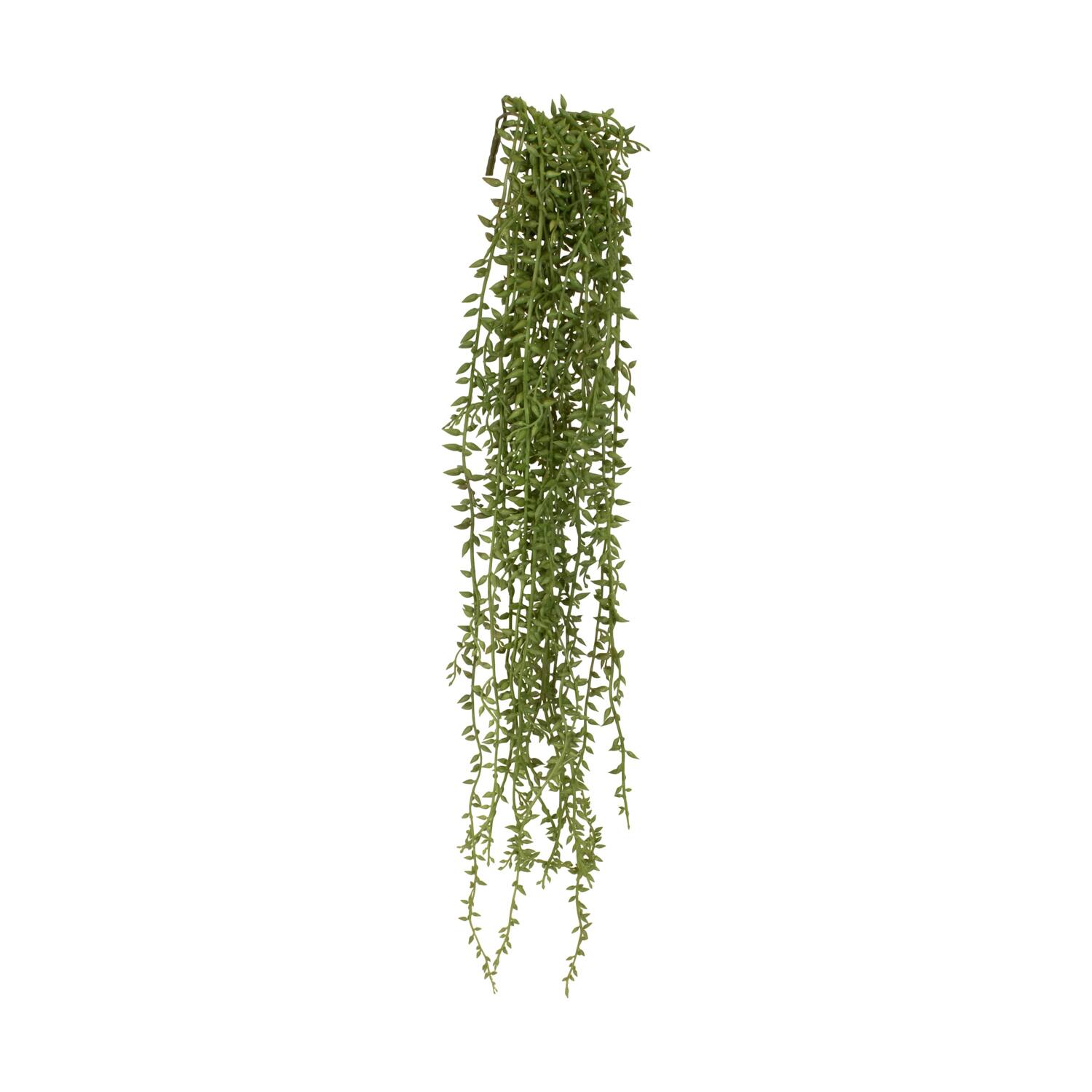 Leaf bushes artificial with hanger 74x8x8cm - Green