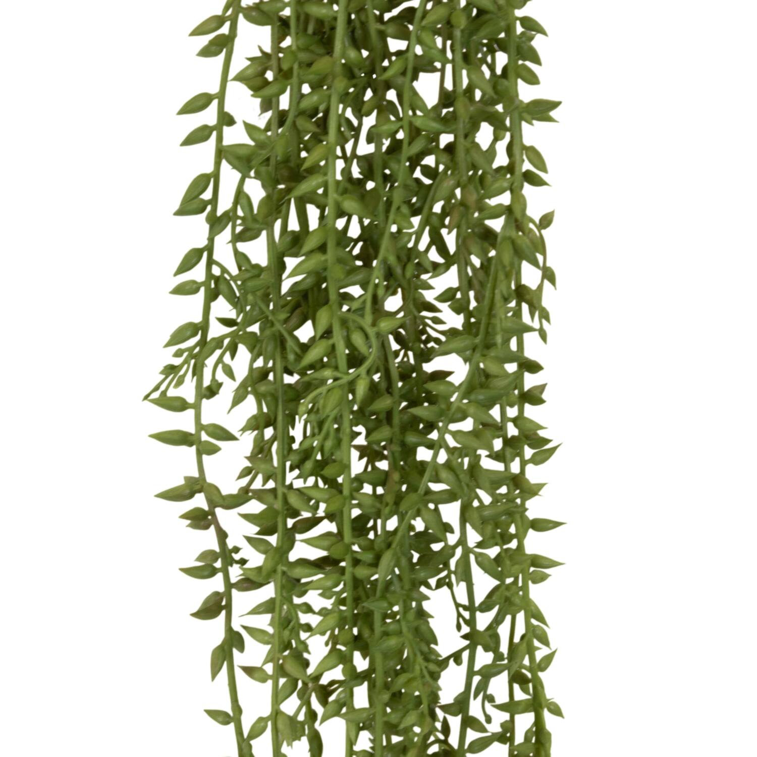 Leaf bushes artificial with hanger 74x8x8cm - Green