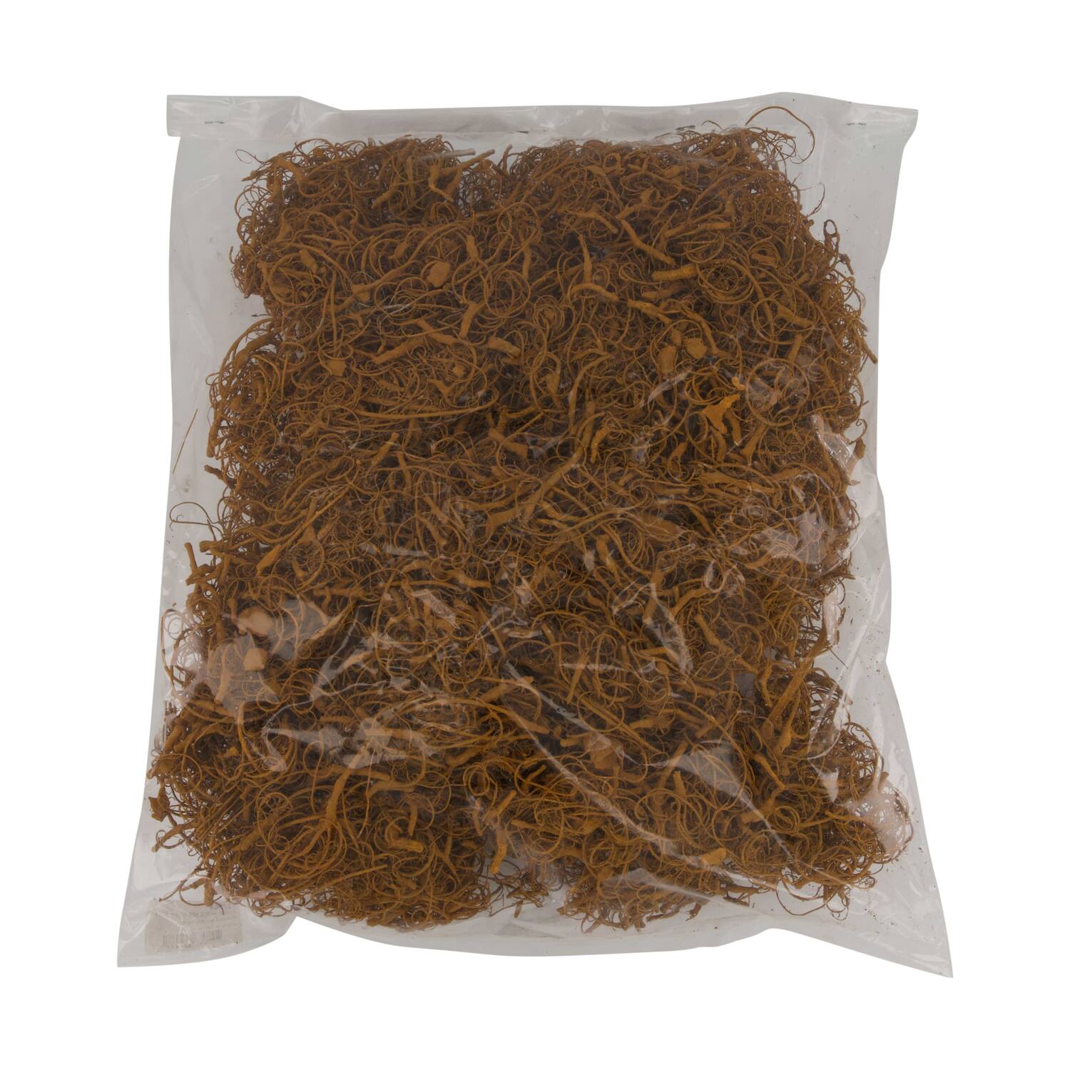 Moss curly 500gr nature 40x29x10cm - Orange