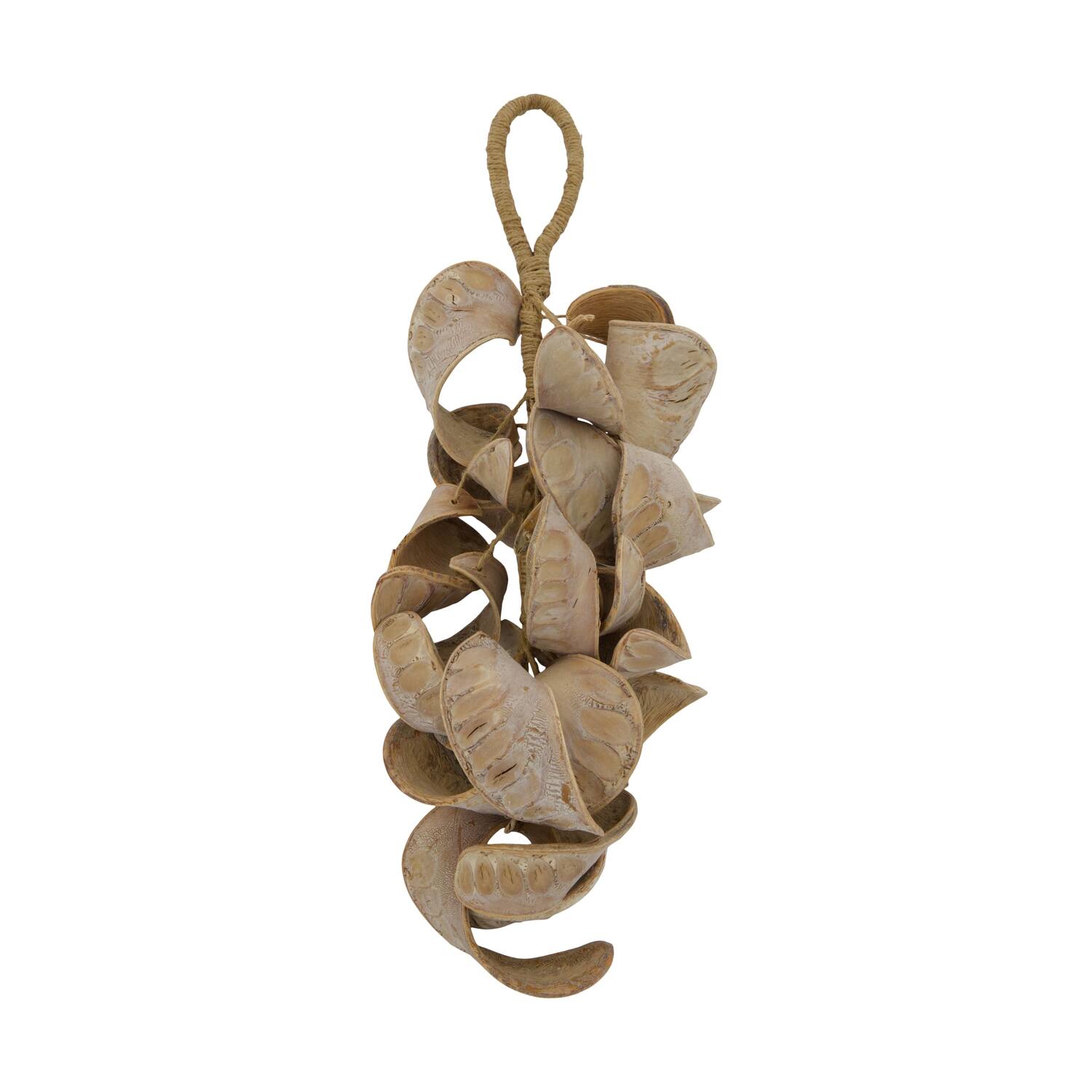 Hanger elephant ear nature 50x20x10cm 23pc