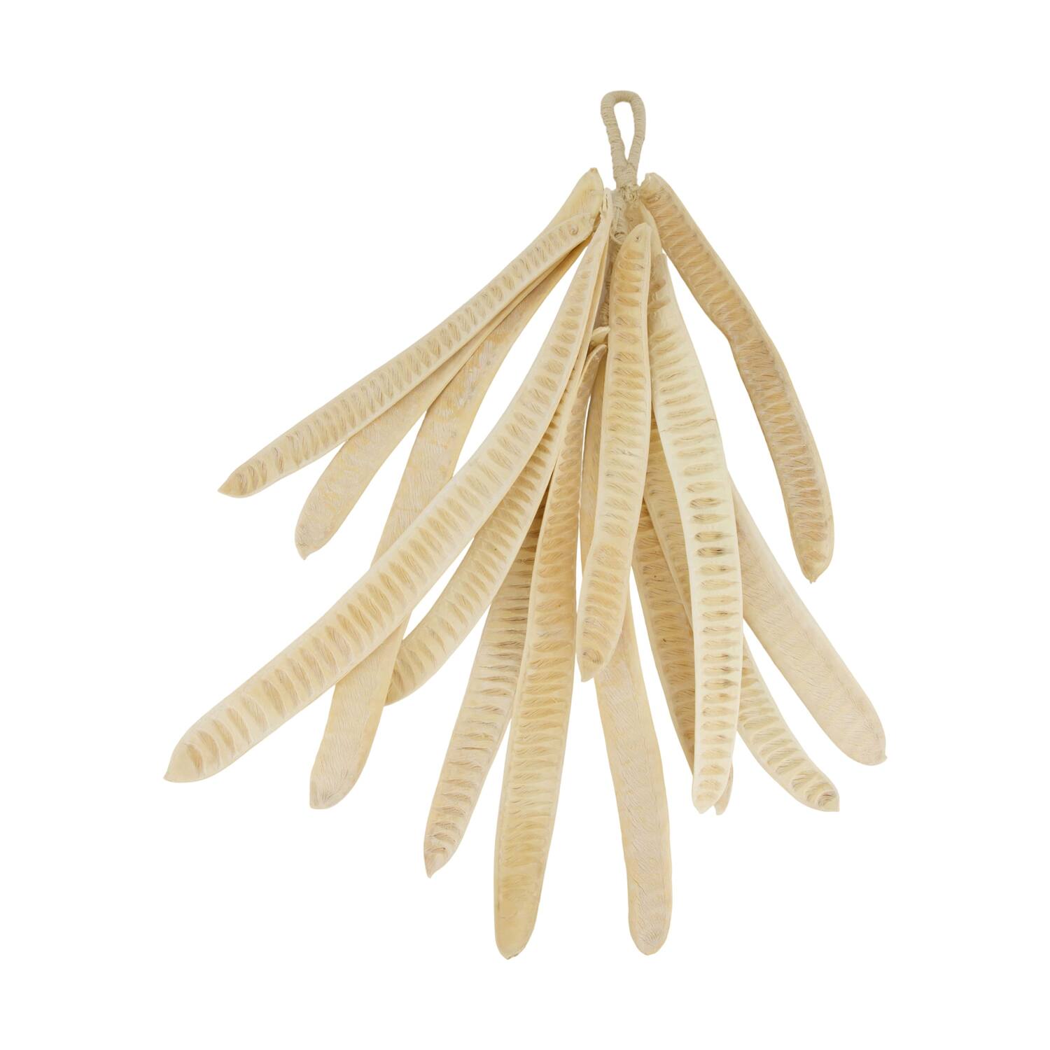 Hanger step fruit nature 75x17x8cm - Cream