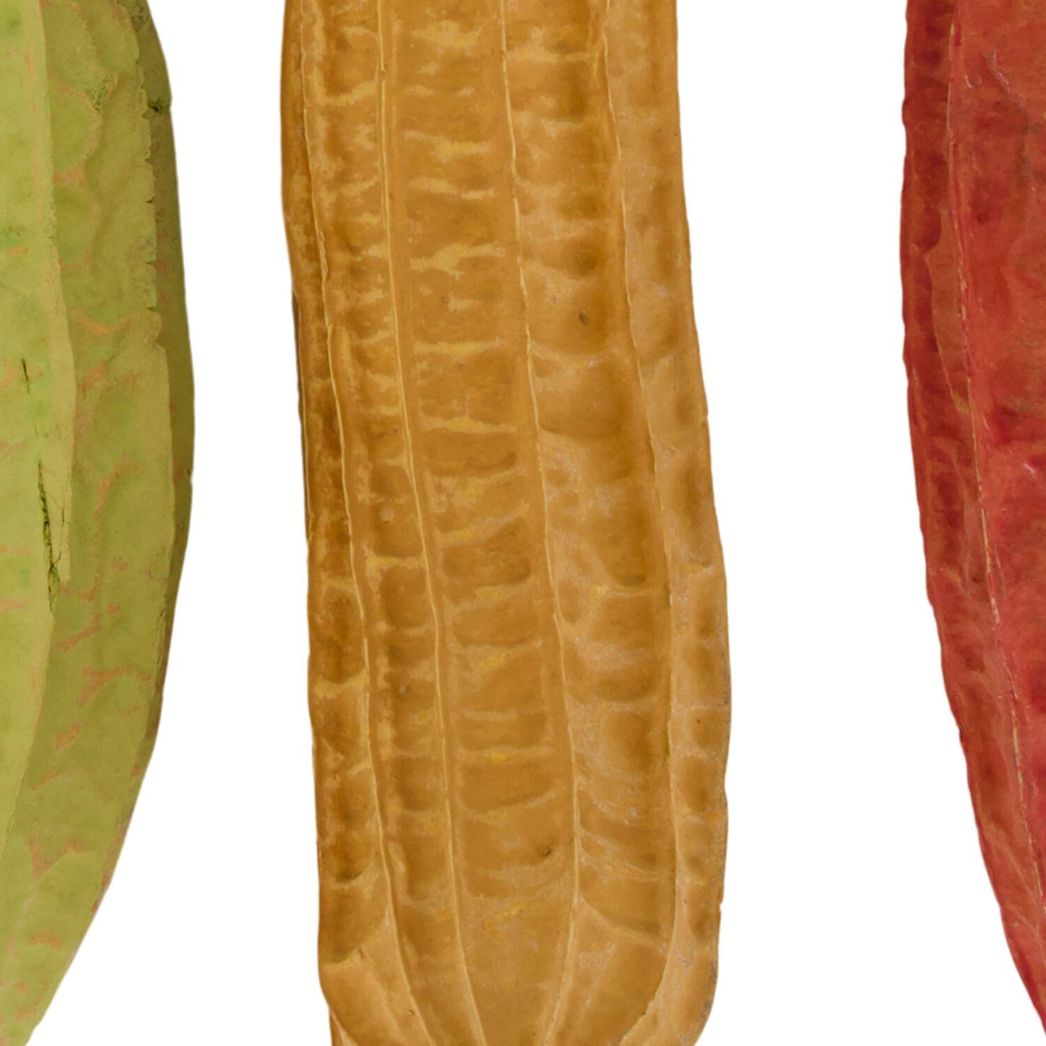 Fruit mix jhinga giant painted nature 43x8x8cm 4pc - Multi