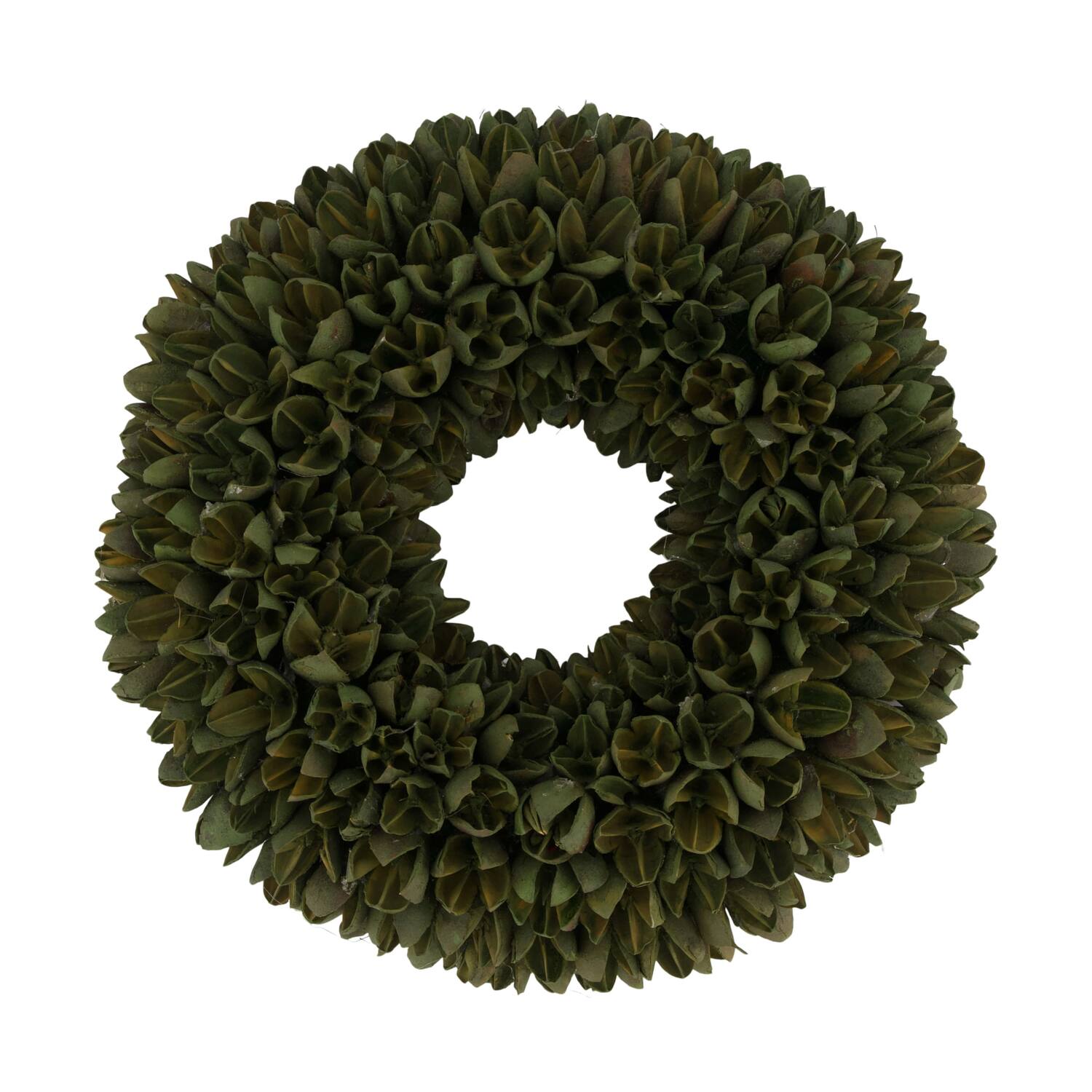 Wreath bakuli nature 27x27x7cm