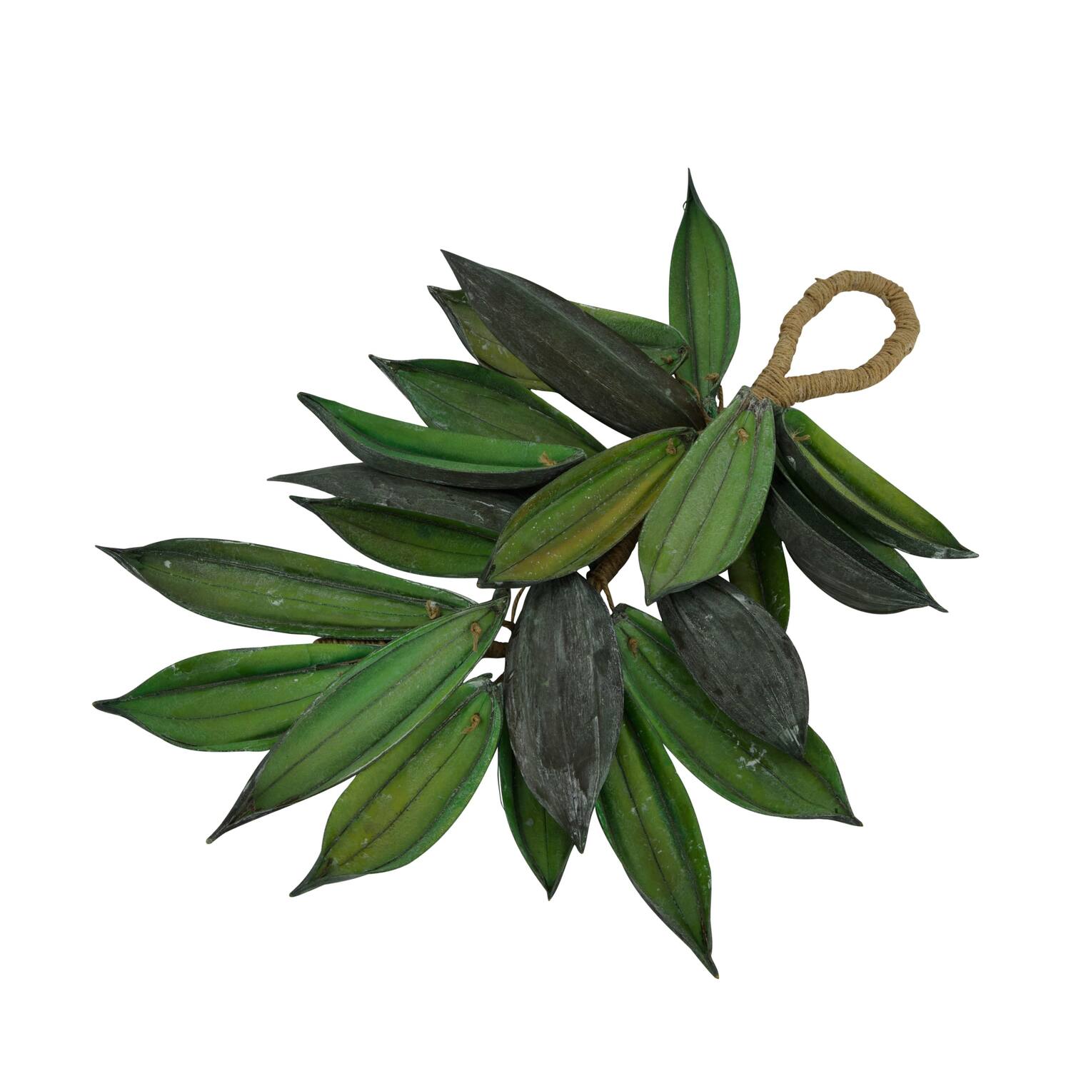 Hanger mini boat nature 50x20x12cm - Green