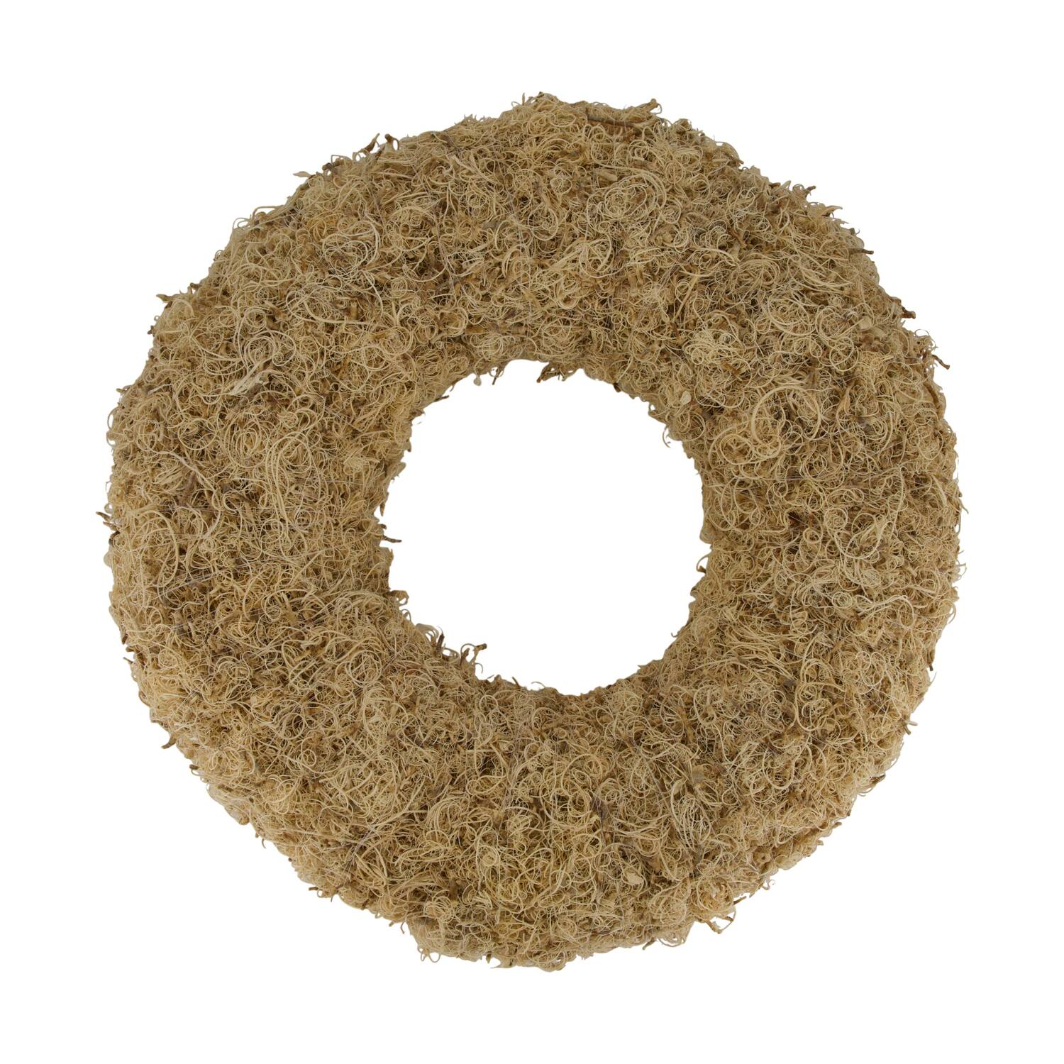 Wreath curly moss nature 58x58x11cm