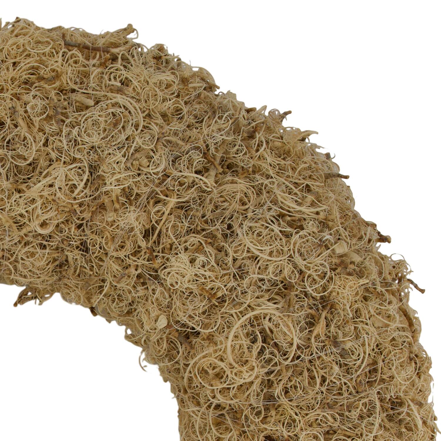 Wreath curly moss nature 58x58x11cm