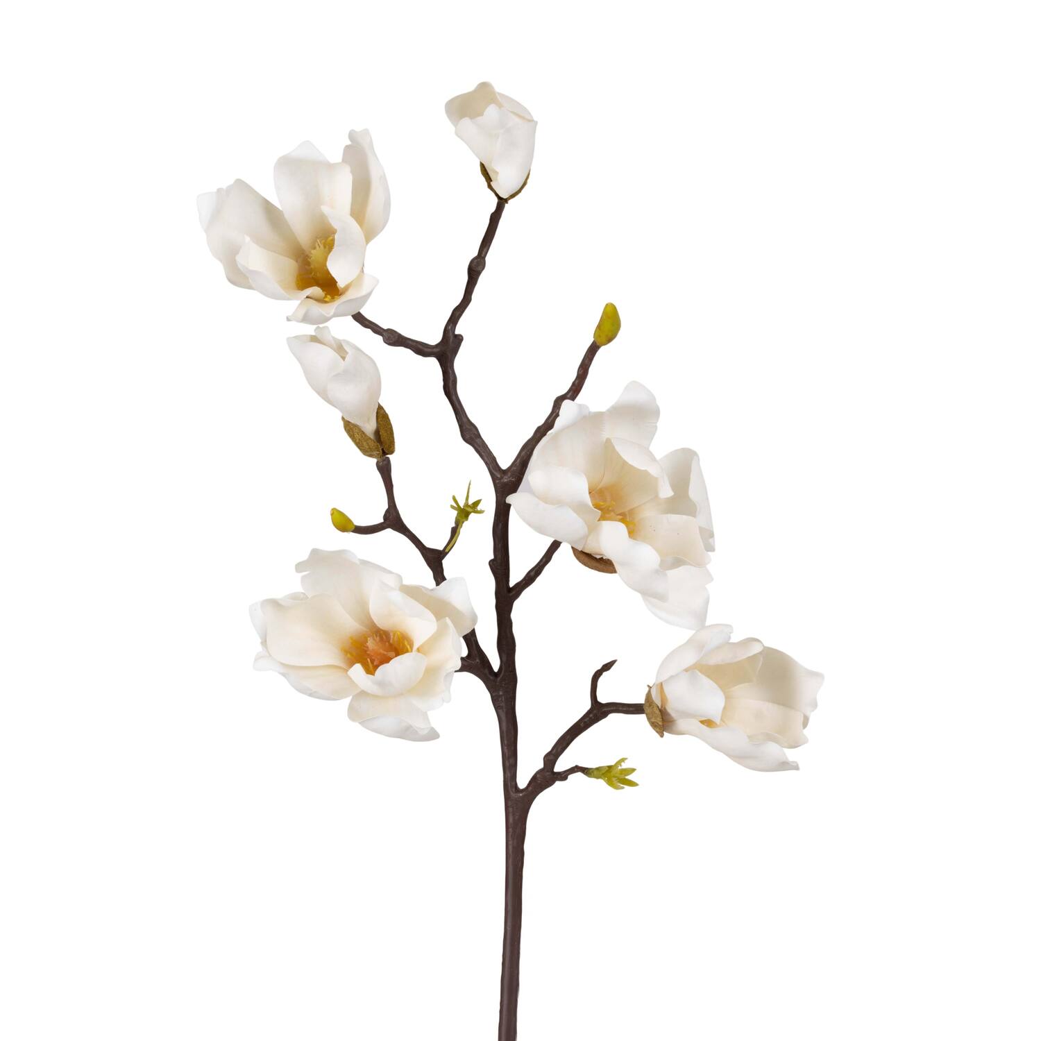 Branch magnolia artificial 65x23x6cm - White