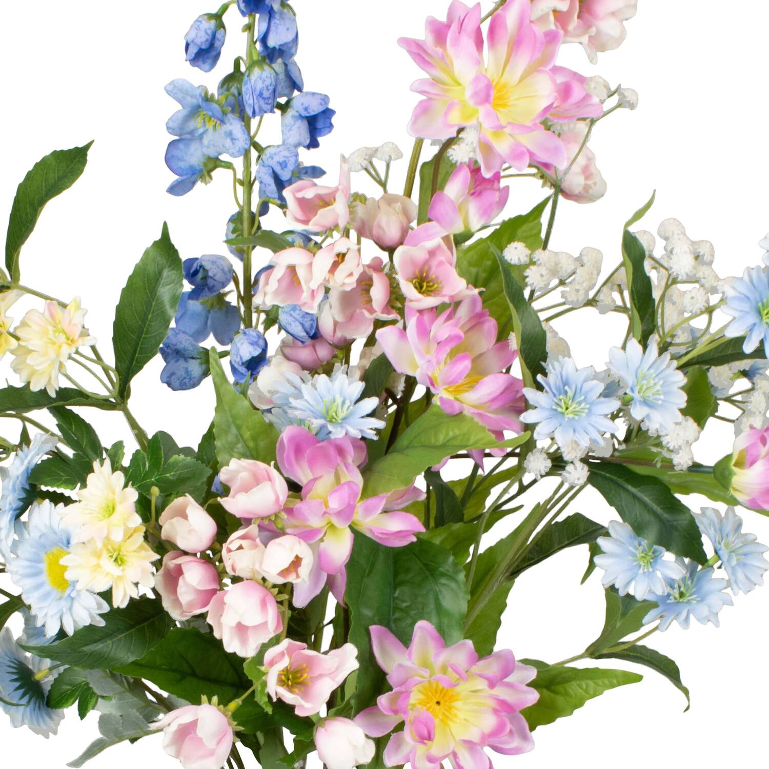 Flower bouquet 7 stems artificial 90x47x27cm - Multi