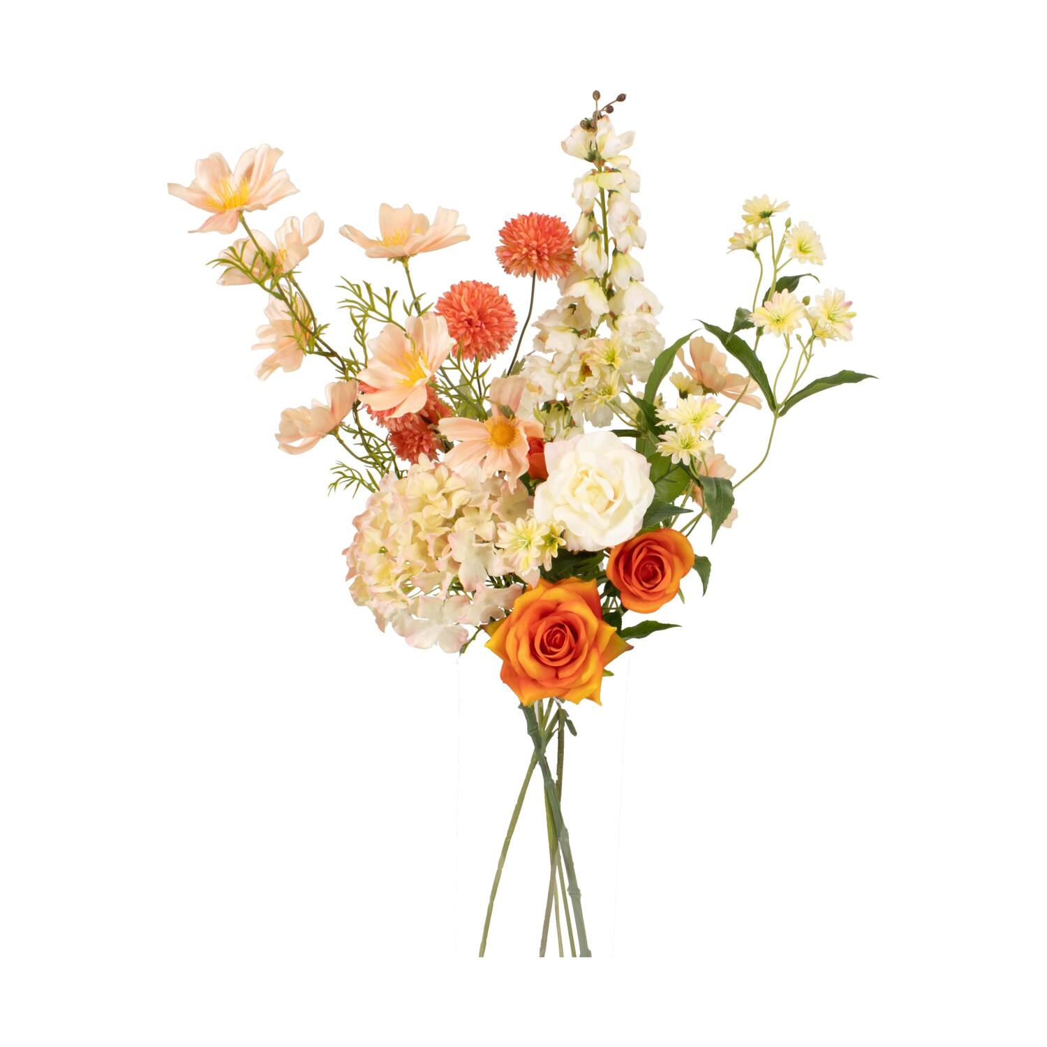 Flower bouquet 7 stems artificial 90x40x30cm - Multi
