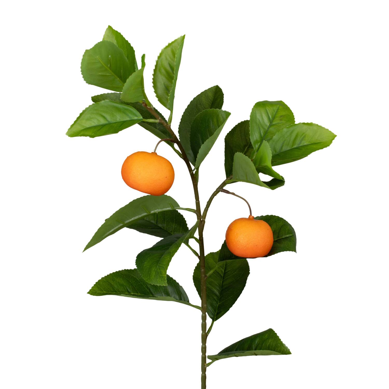 Branch mandarin artificial 83x20x20cm - Orange