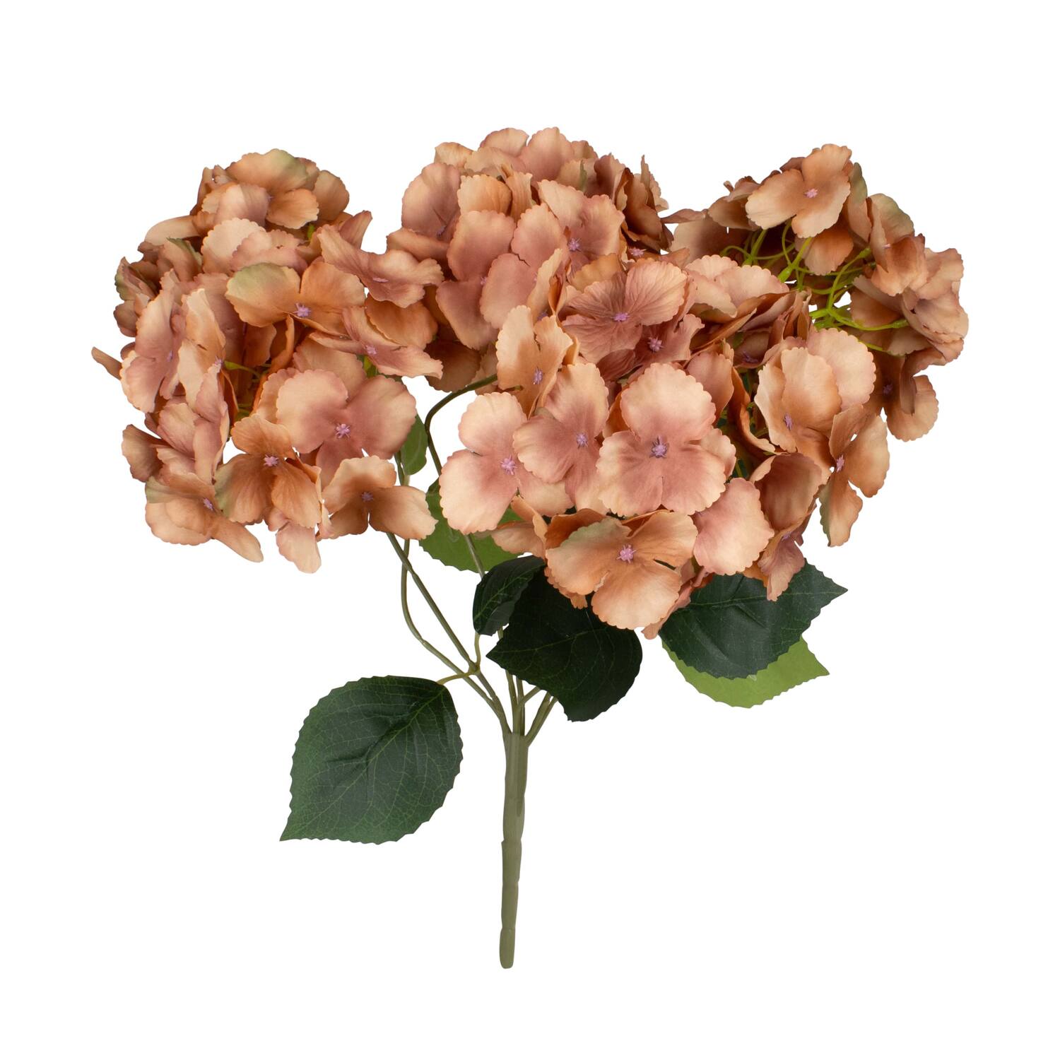 Flower hydrangea artificial 50x40x30cm - Brown