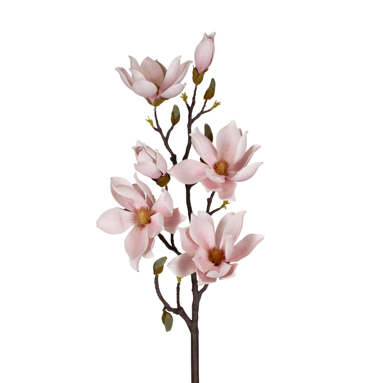 Branche magnolia artificiel 95x28x15cm rose clair