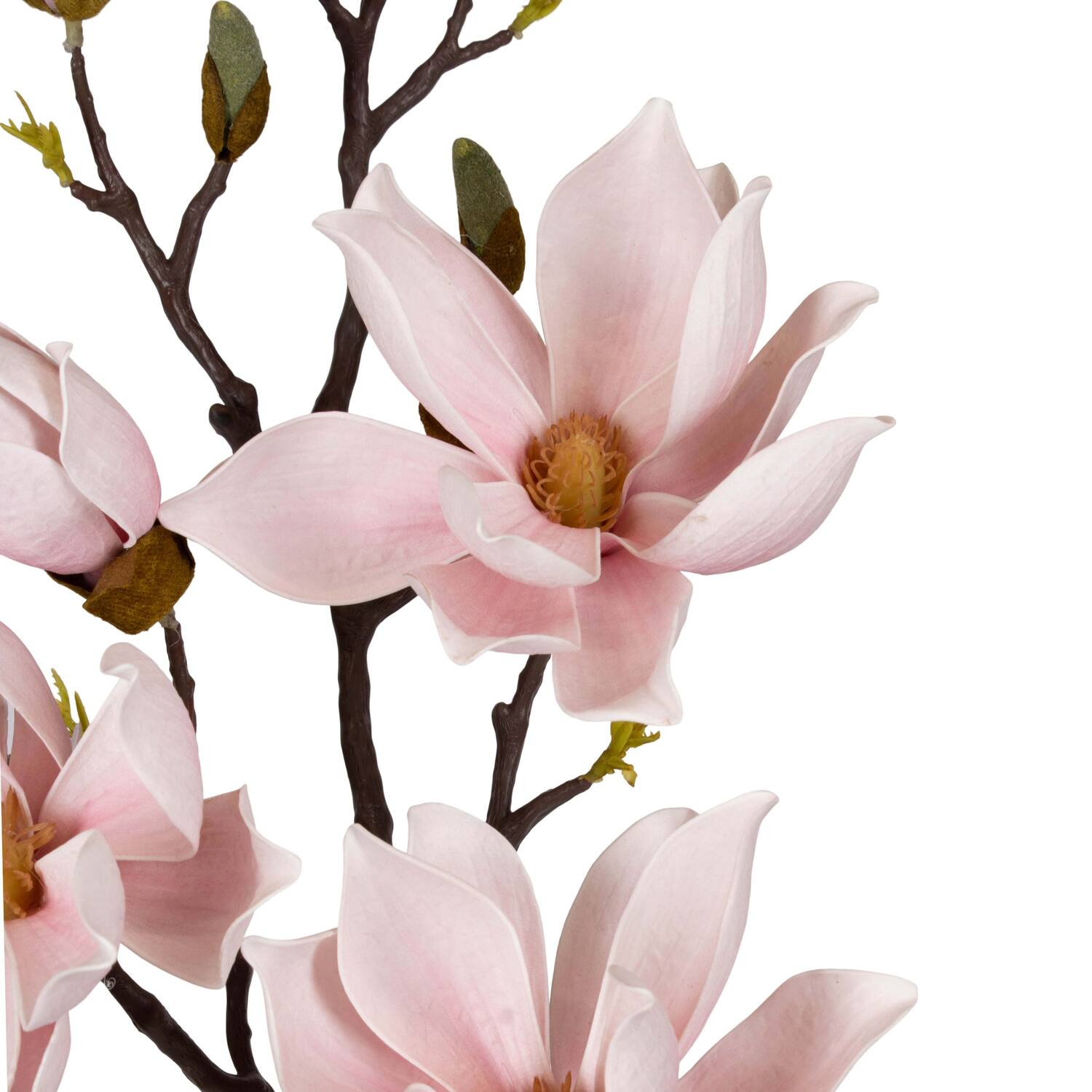 Branche magnolia artificiel 95x28x15cm rose clair