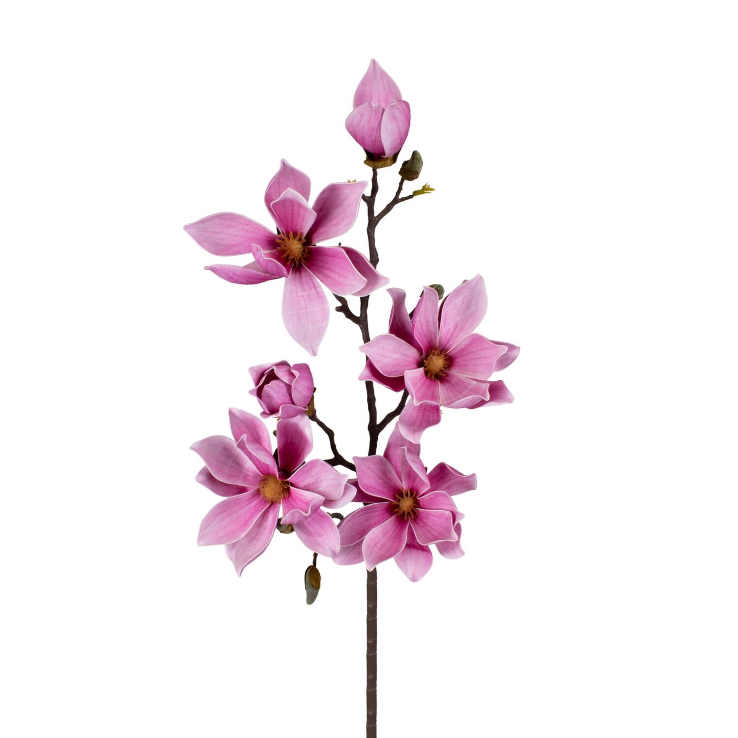 Branch magnolia artificial 95x28x15cm - Pink
