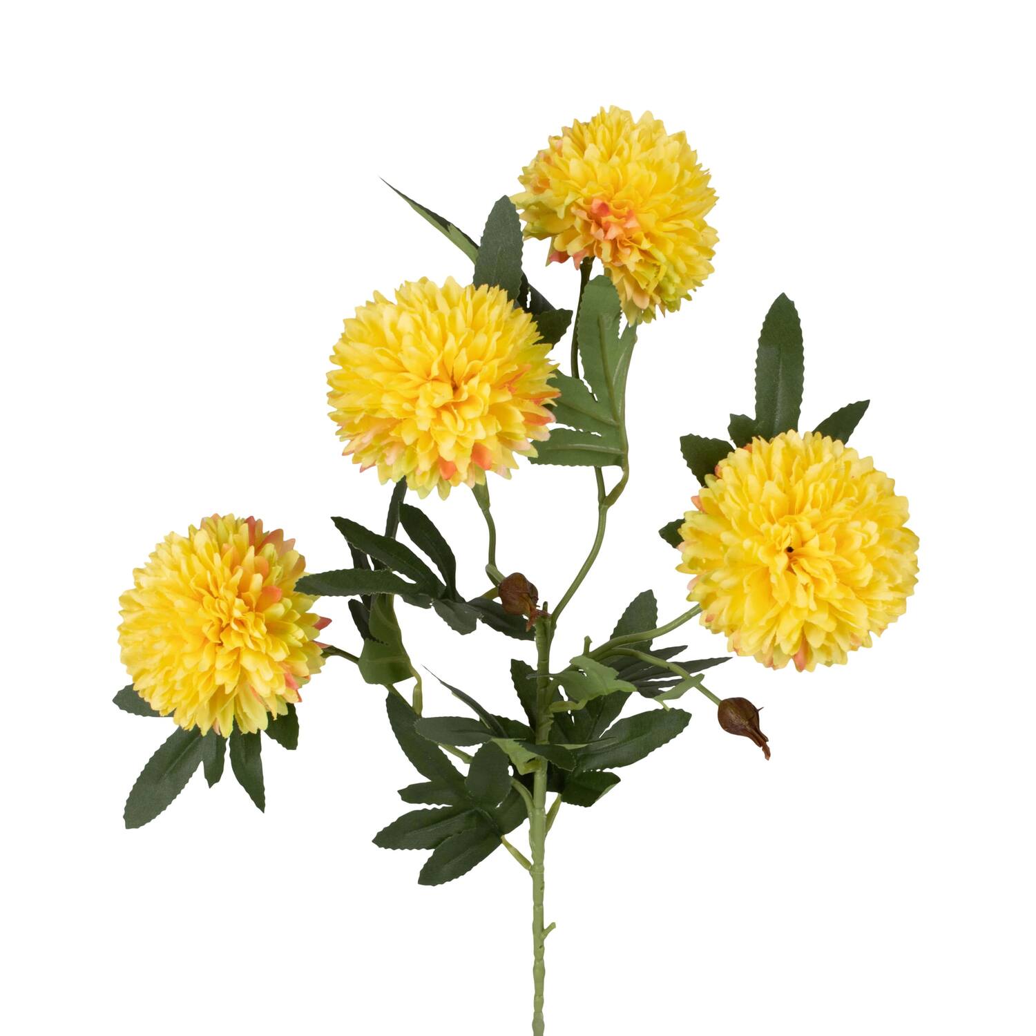 Branch artificial 50x20x18cm - Yellow
