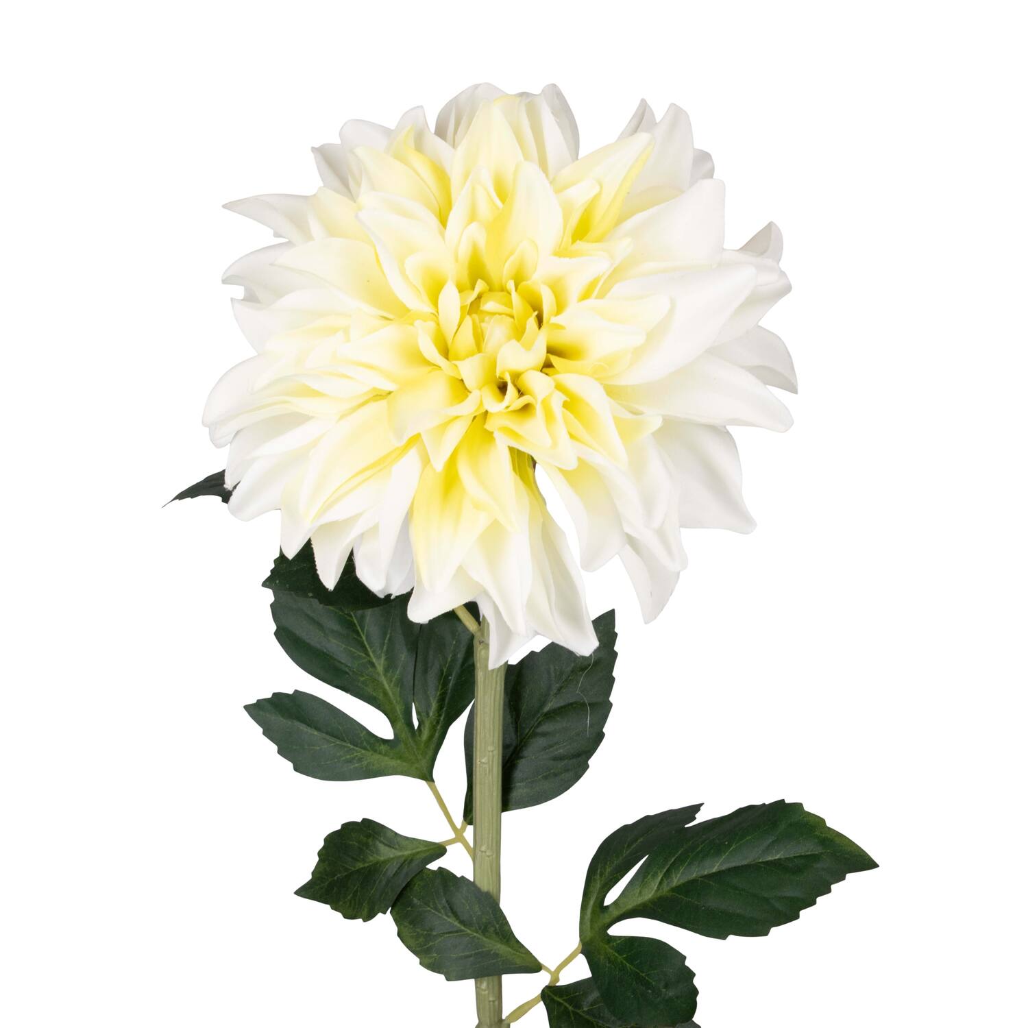Branch dahlia artificial 73x20x20cm - White