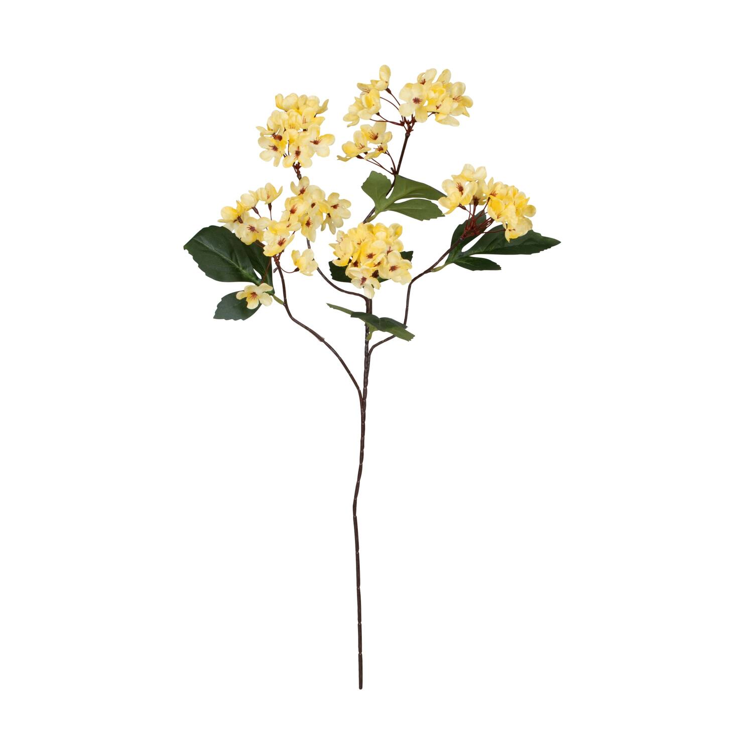 Branch cherry blossom artificial 73x27x16cm - Yellow