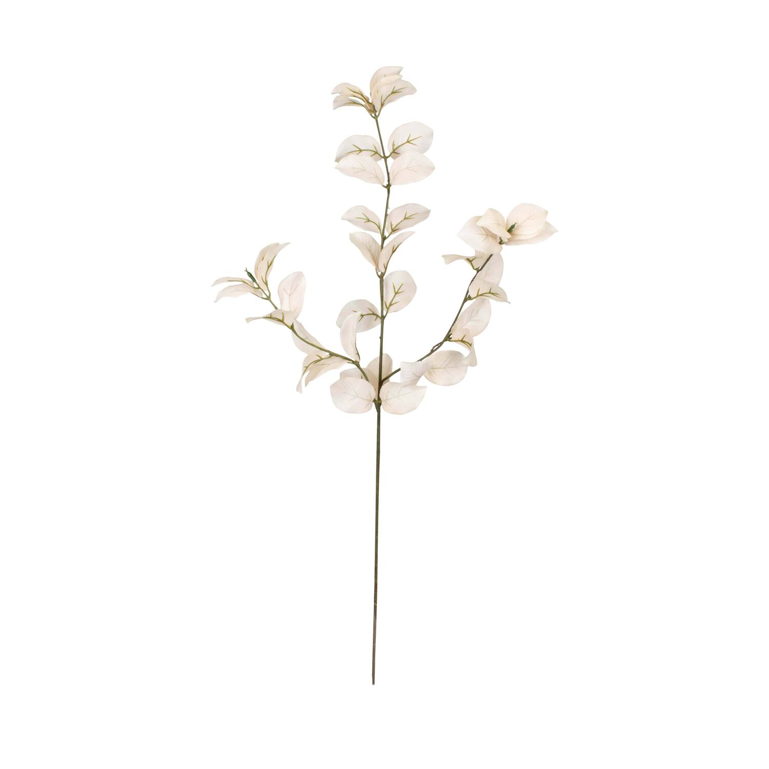 Branch eucalyptus artificial 81x25x13cm - Cream
