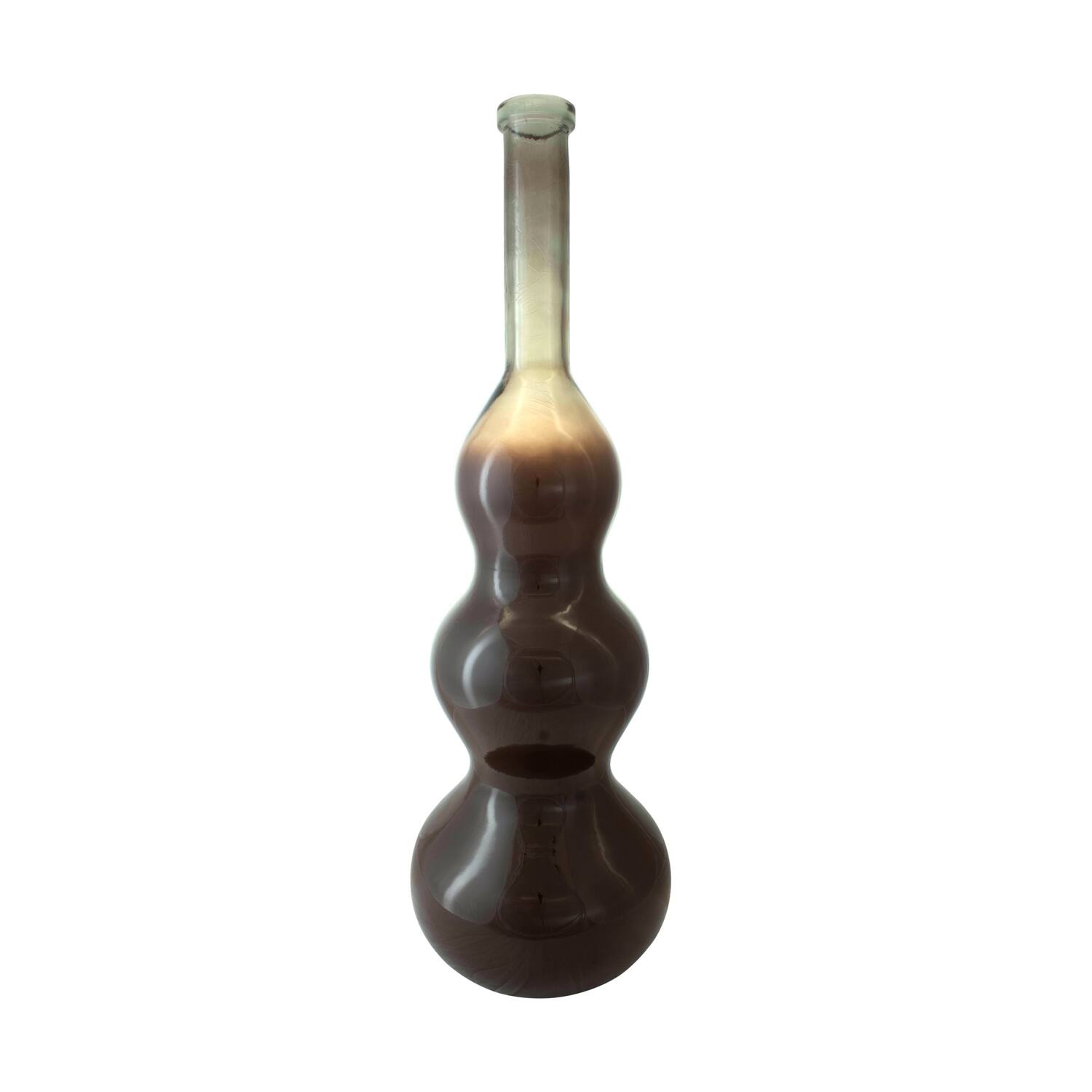 Bottle recycled glass 33x33x100cm
