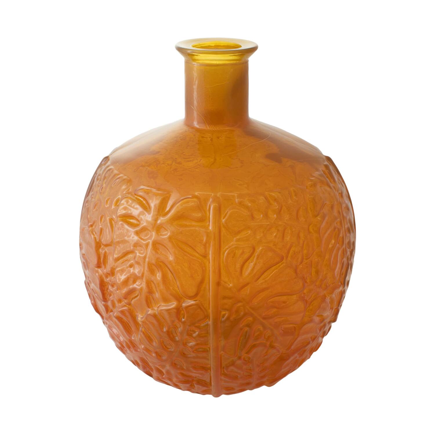 Bottle recycled glass 32x32x44cm