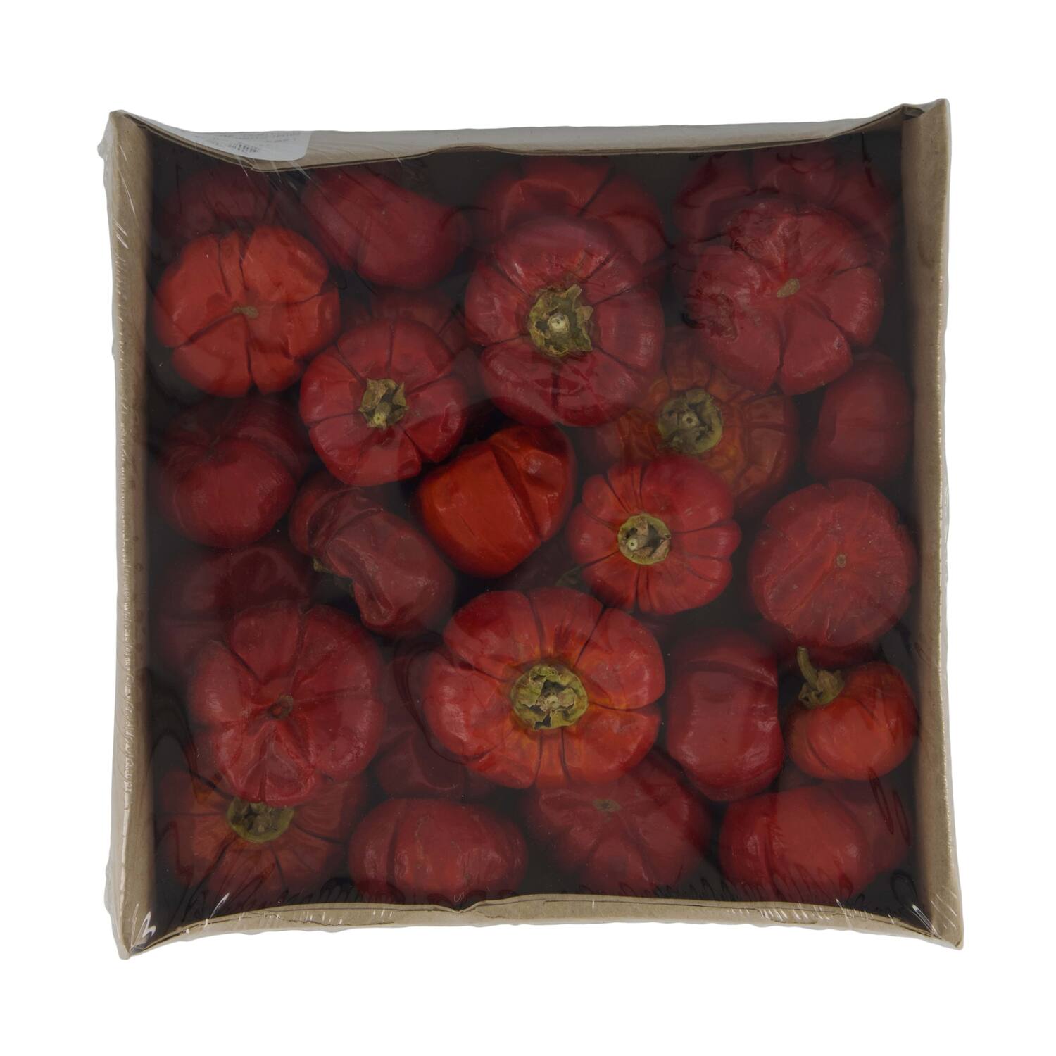 Pumpkin mini nature 19x19x4.5cm 200gr - Red