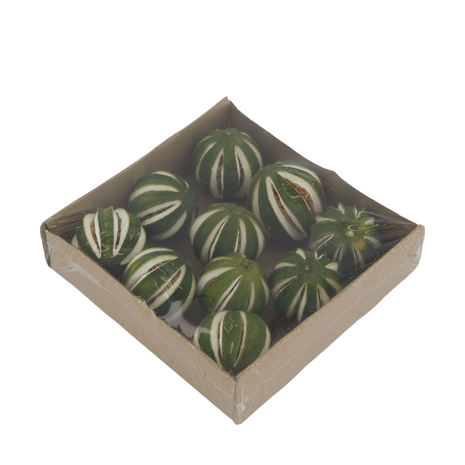 Whole orange green 10pc 19x19x5cm - Green