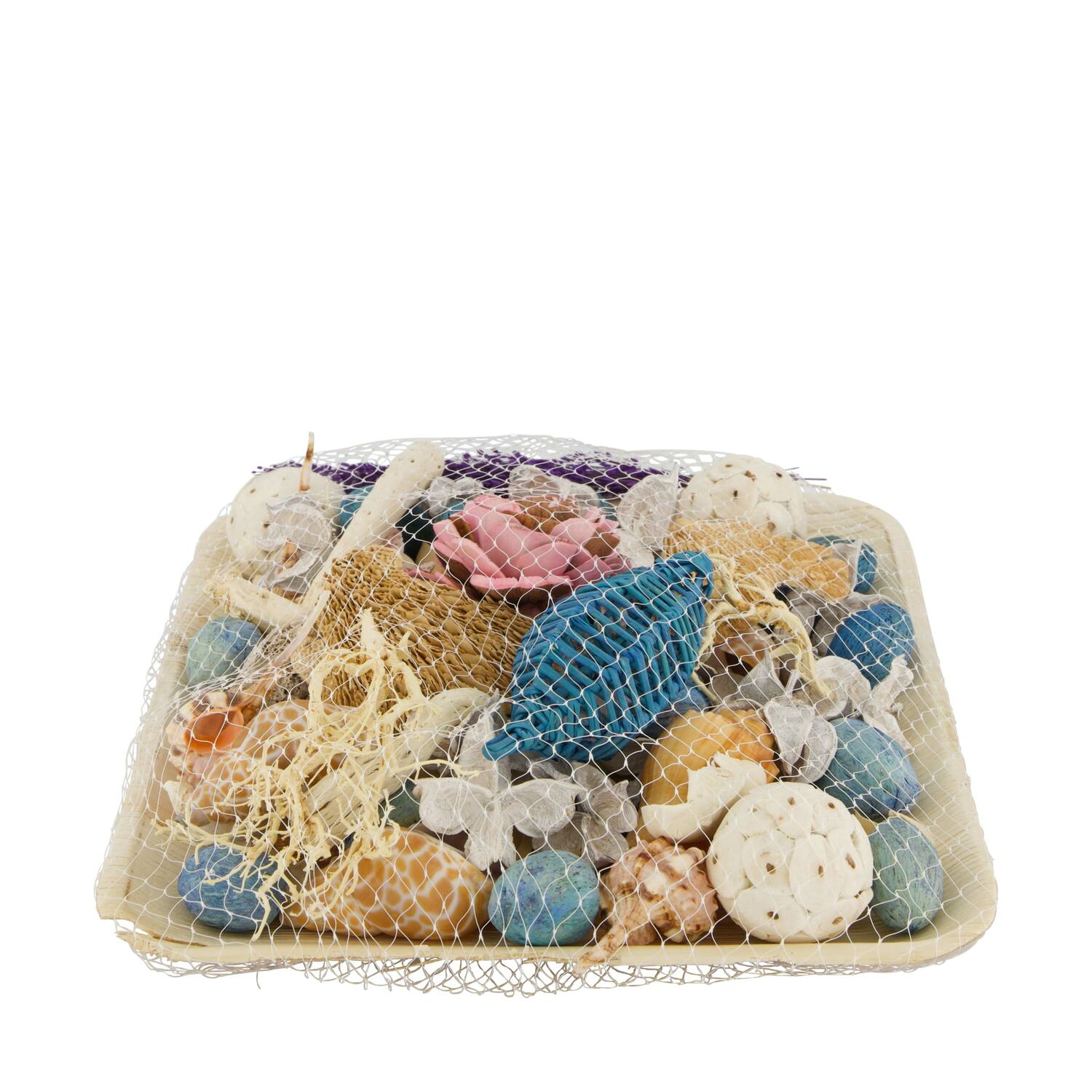 Potpourri with acacia plate nature 25.5x25.5x8cm