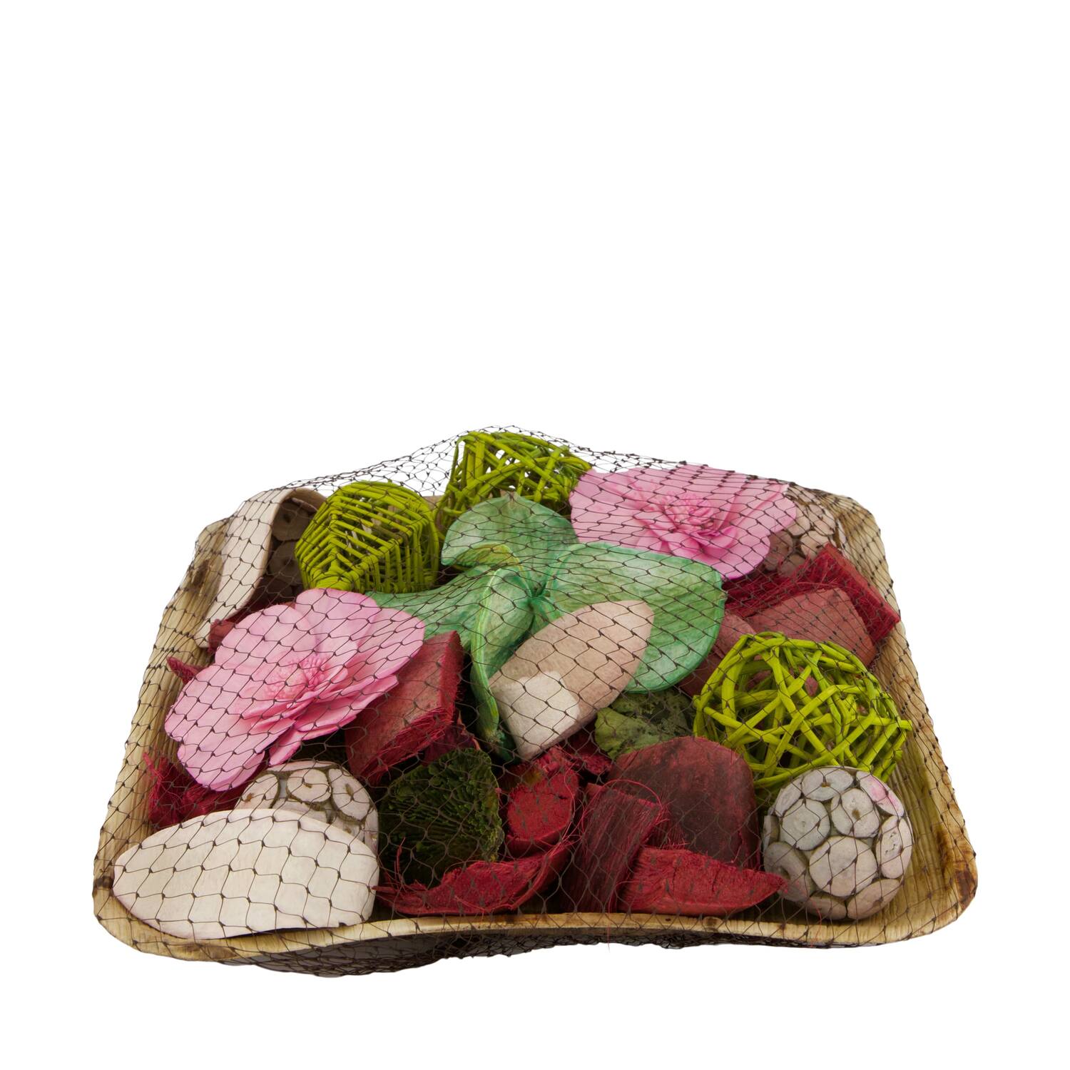 Potpourri with acacia plate nature 25.5x25.5x8cm
