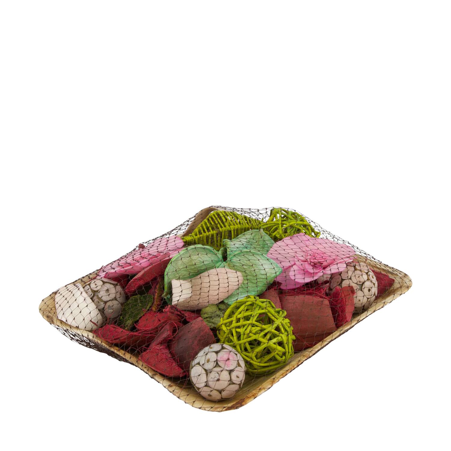 Potpourri with acacia plate nature 25.5x25.5x8cm