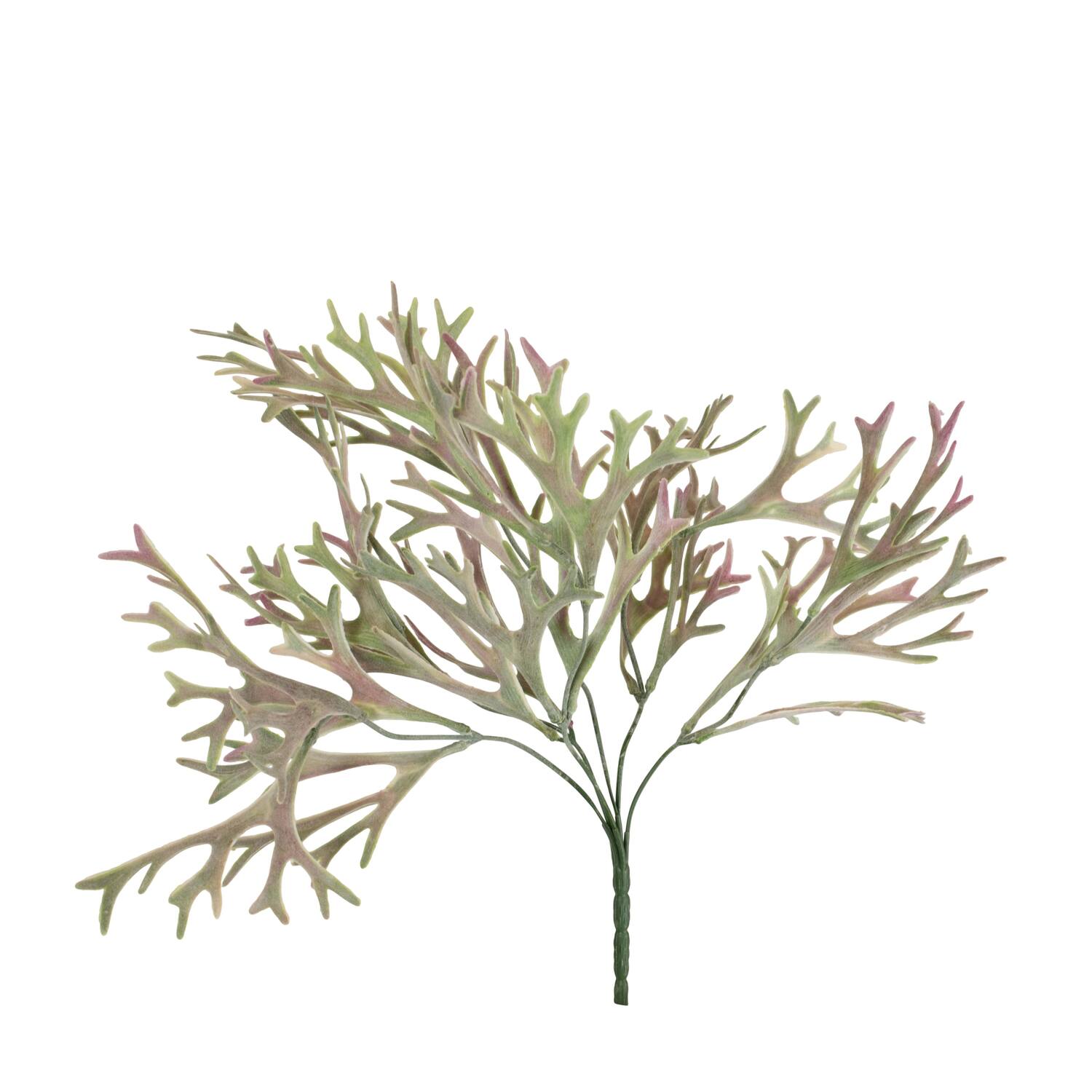 Branch platycerium artificial 38x20x10cm - Purple