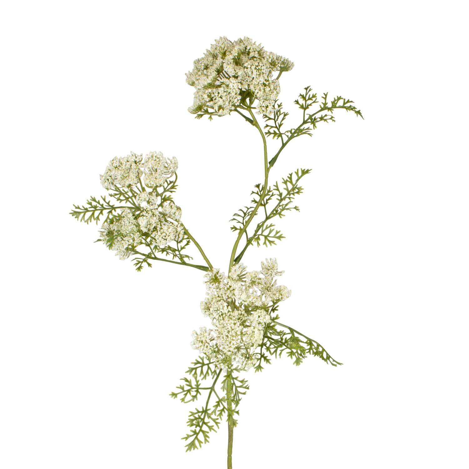 Branch dill artificial 75x20x12cm - White