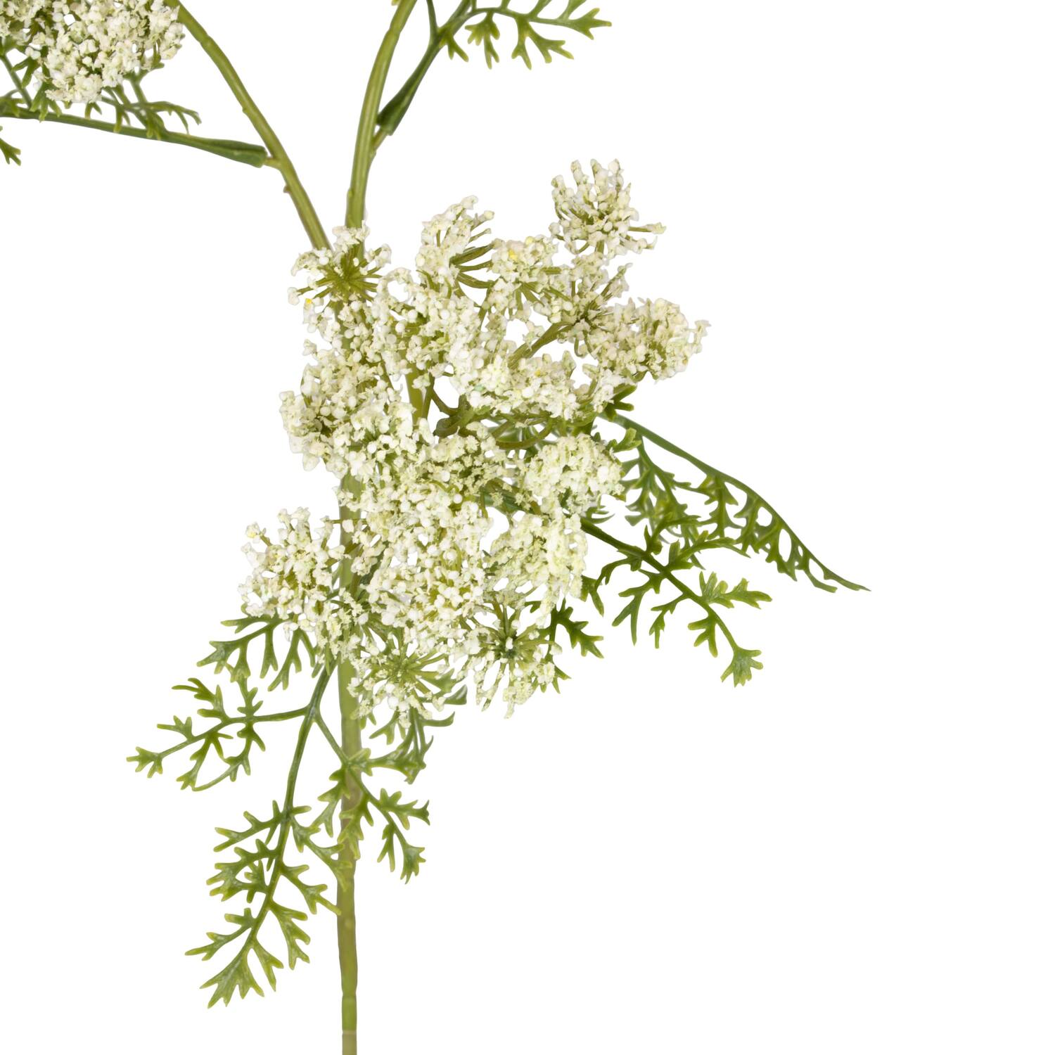 Branch dill artificial 75x20x12cm - White