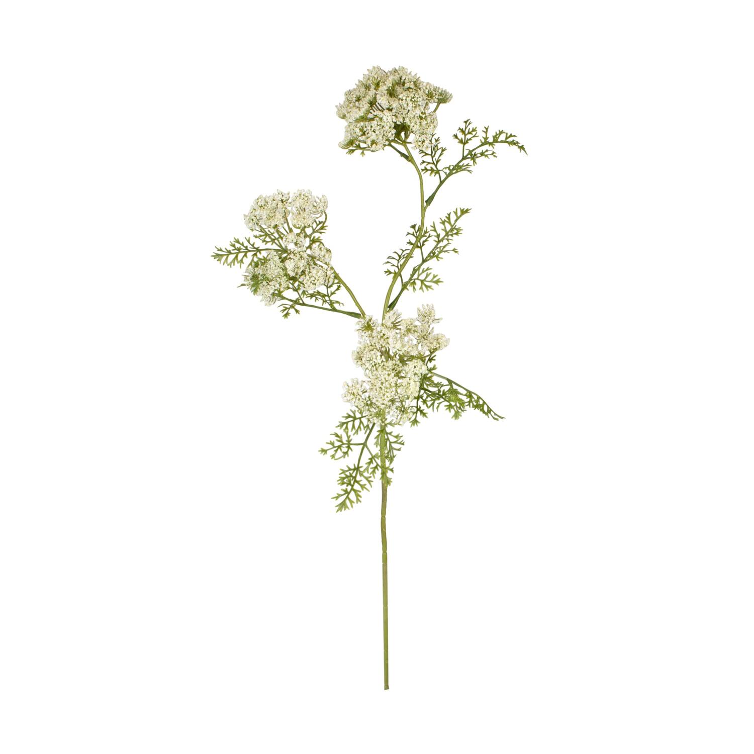 Branch dill artificial 75x20x12cm - White