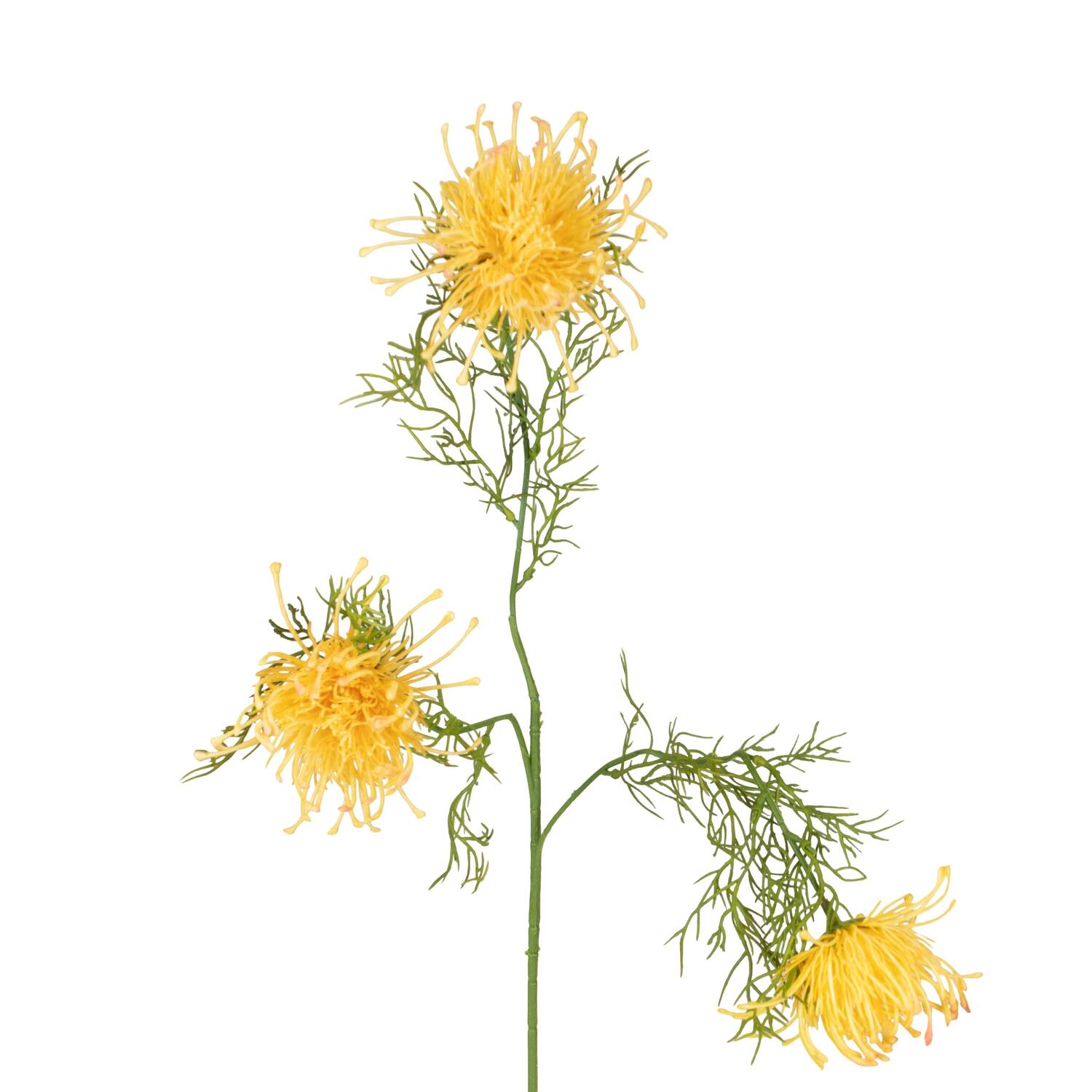 Branch chrysanthemum artificial 68x20x8cm - Orange