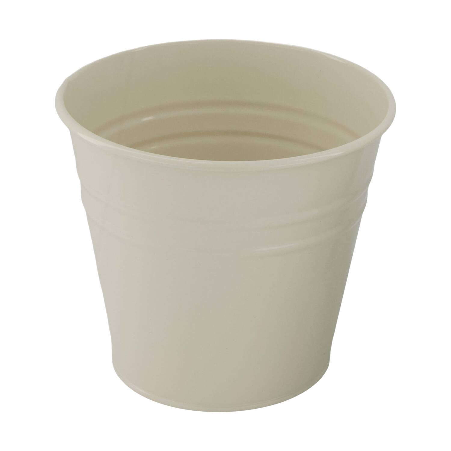 Planter round metal 13x13x12cm