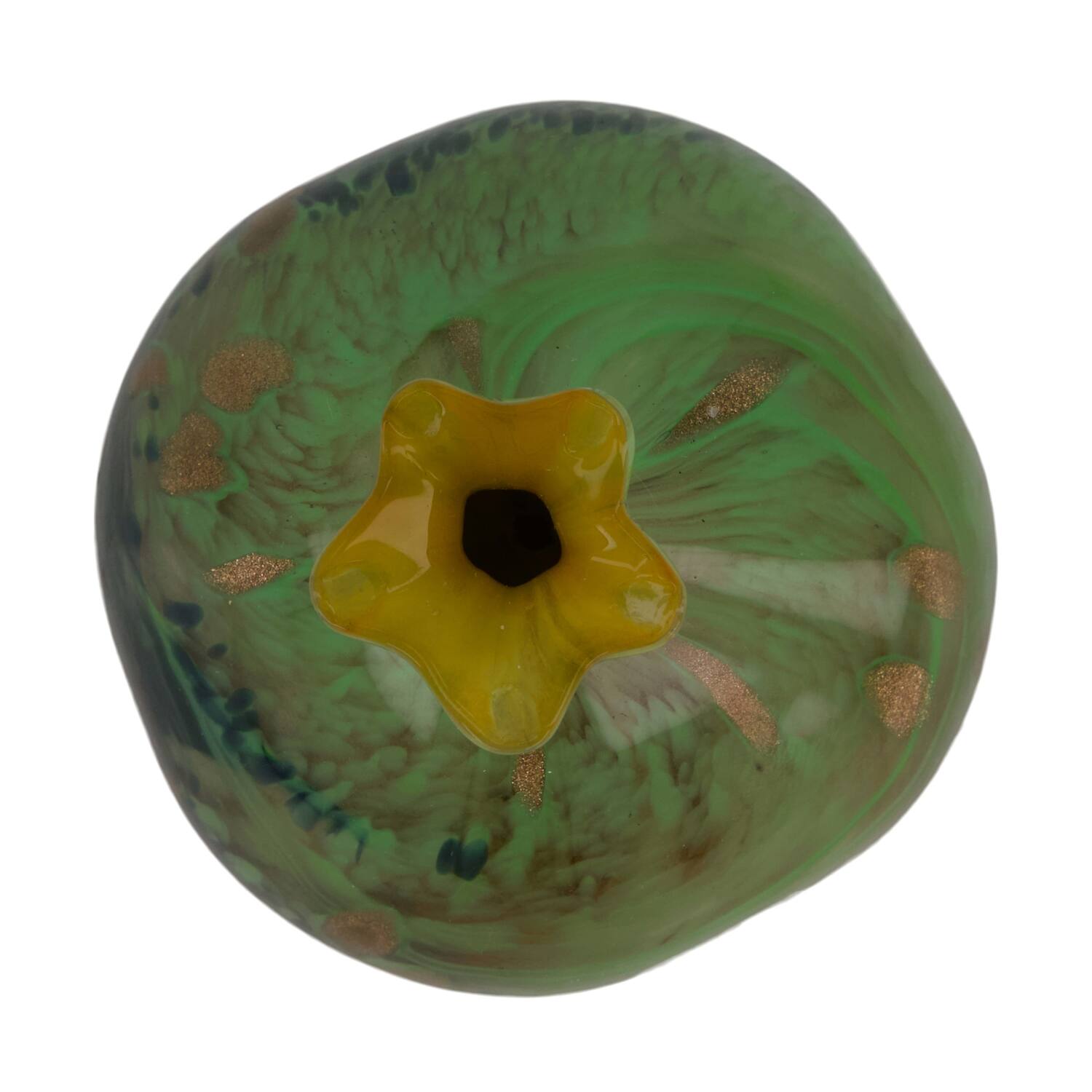 Statue pomegranate glass 8x8x10cm