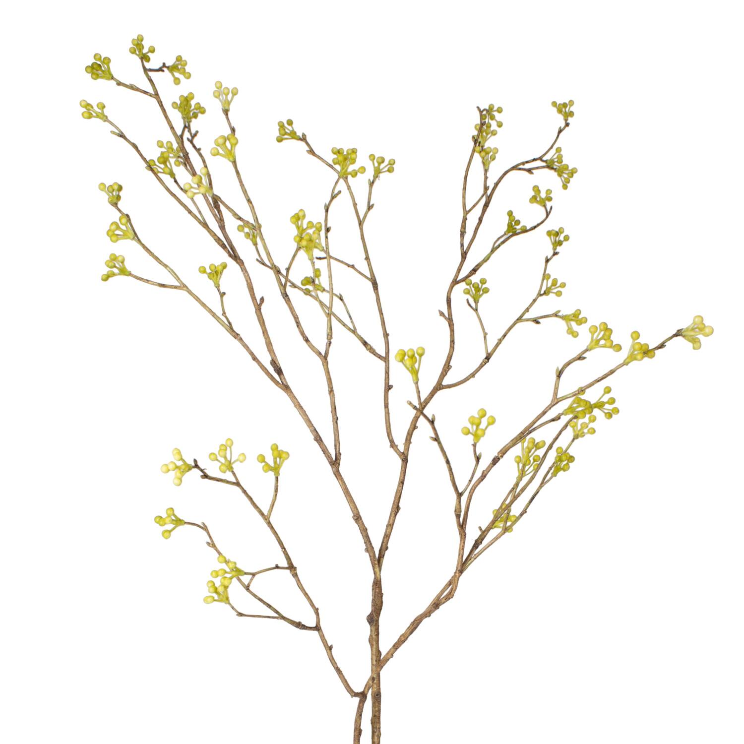 Branch berry spray artificial 100x30x5cm - Green