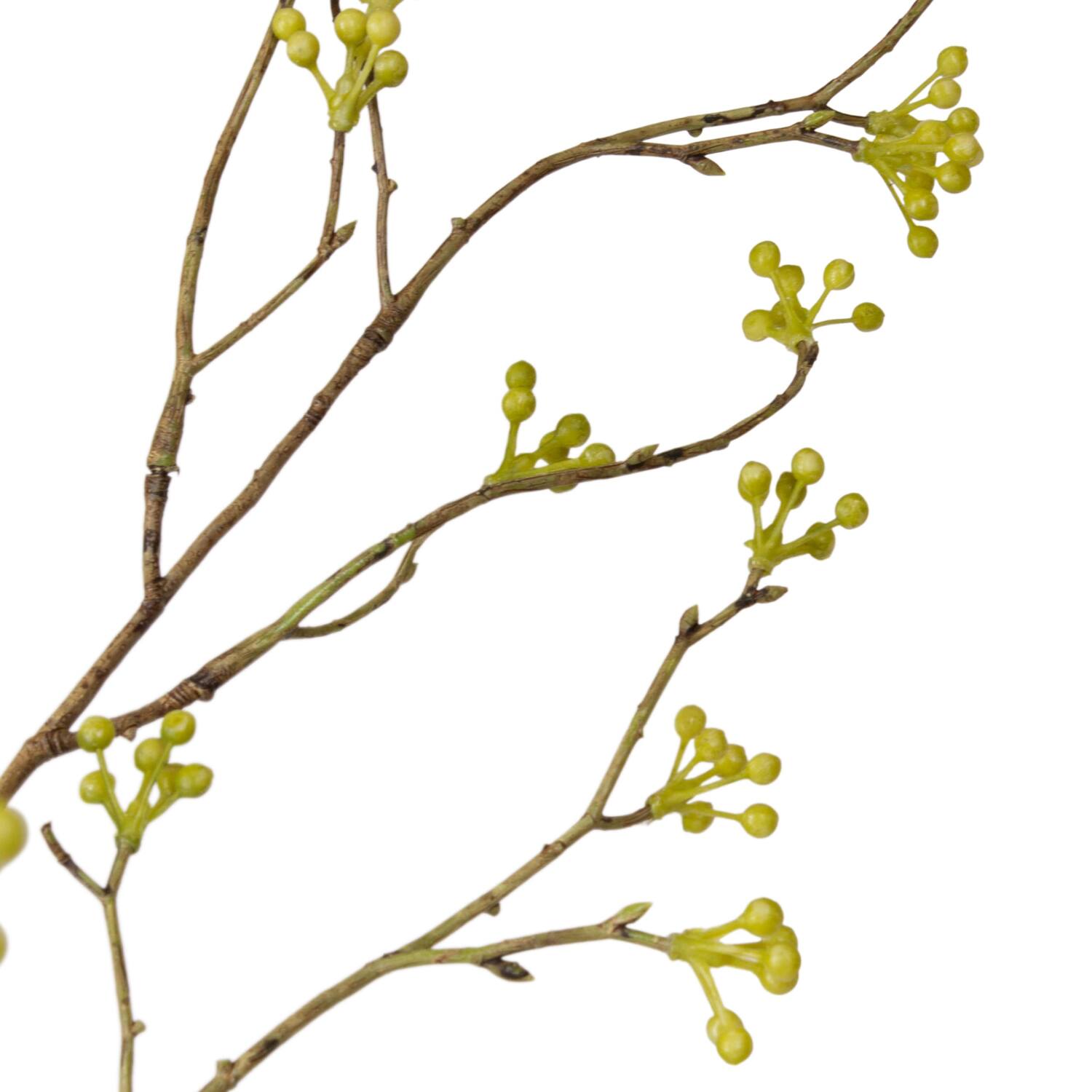 Branch berry spray artificial 100x30x5cm - Green