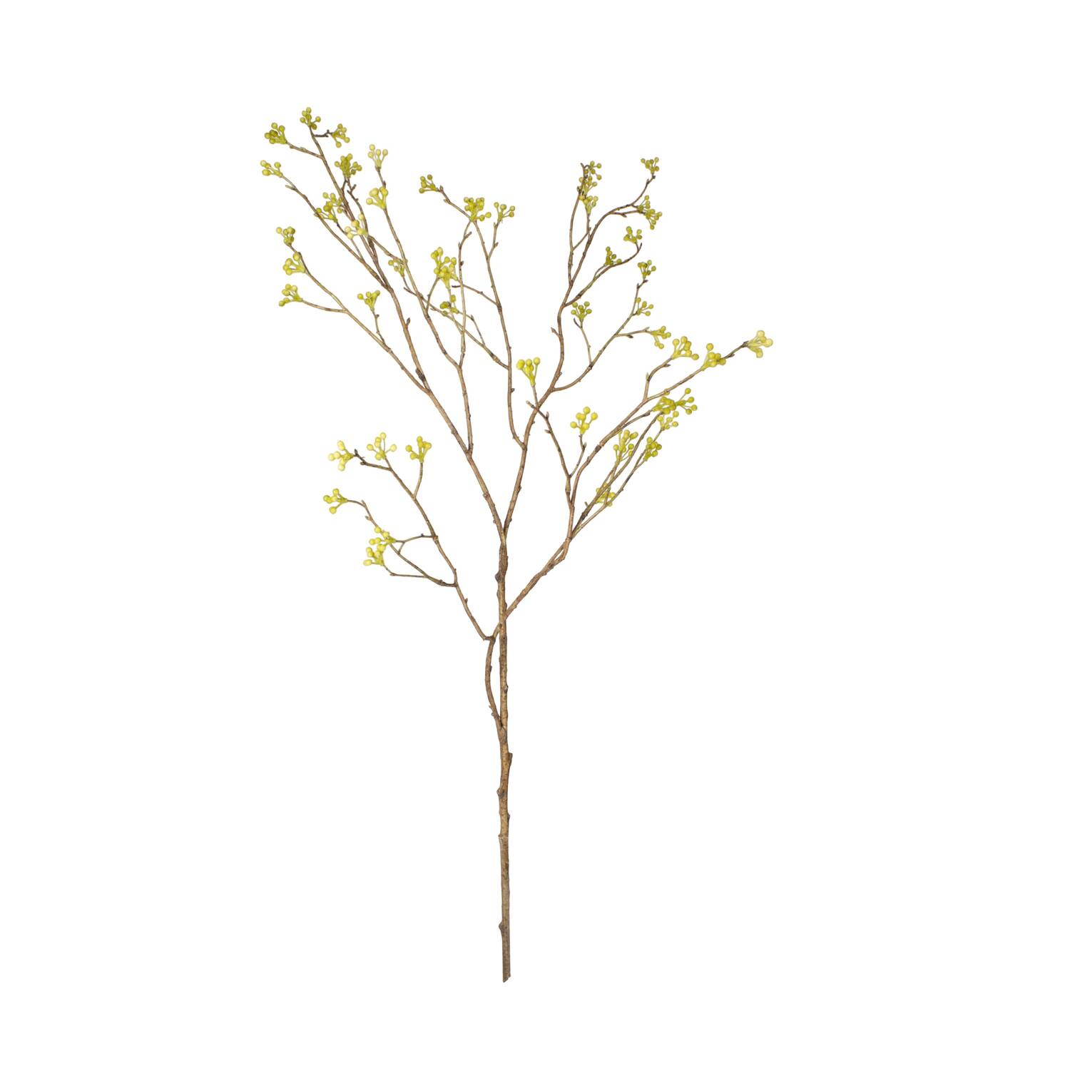 Branch berry spray artificial 100x30x5cm - Green