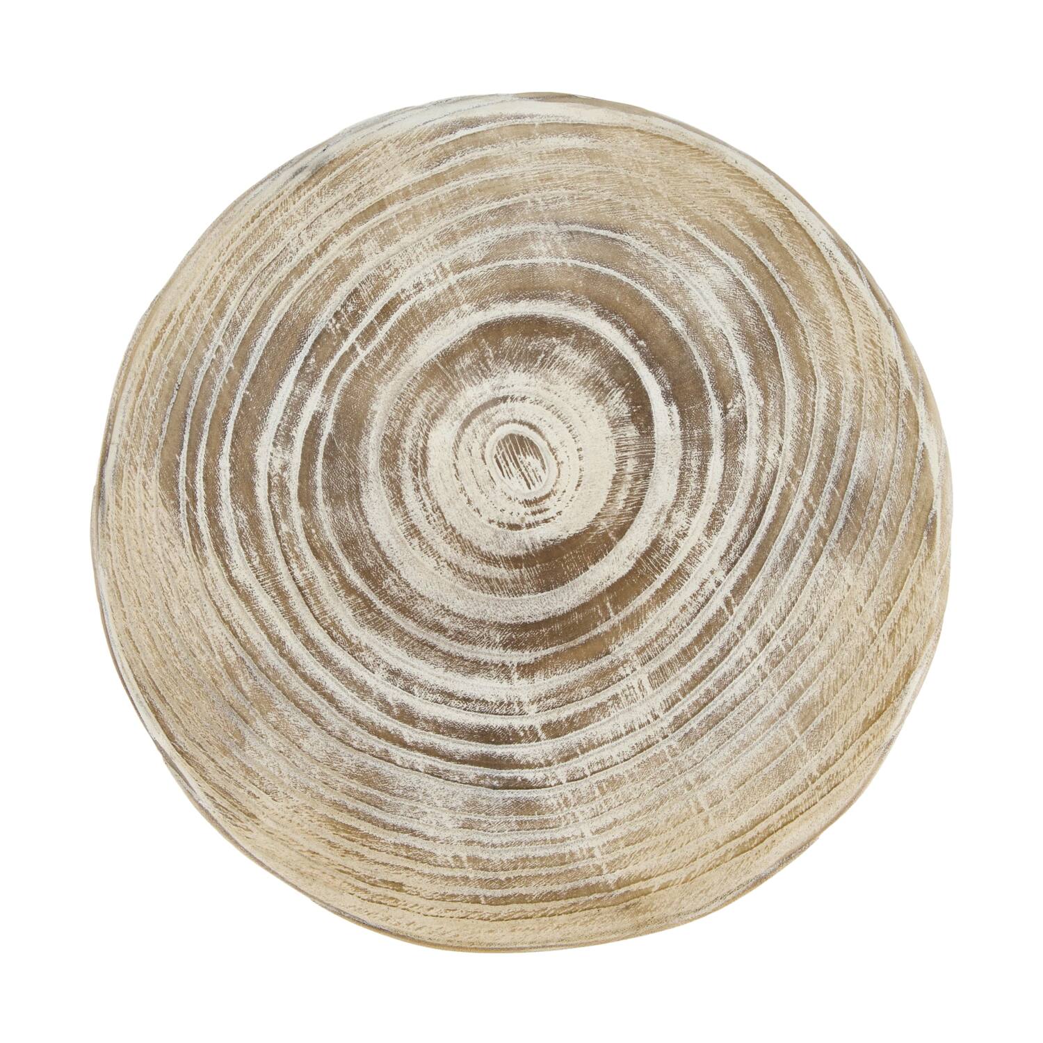 Tray round paulownia wood 28x28x3cm