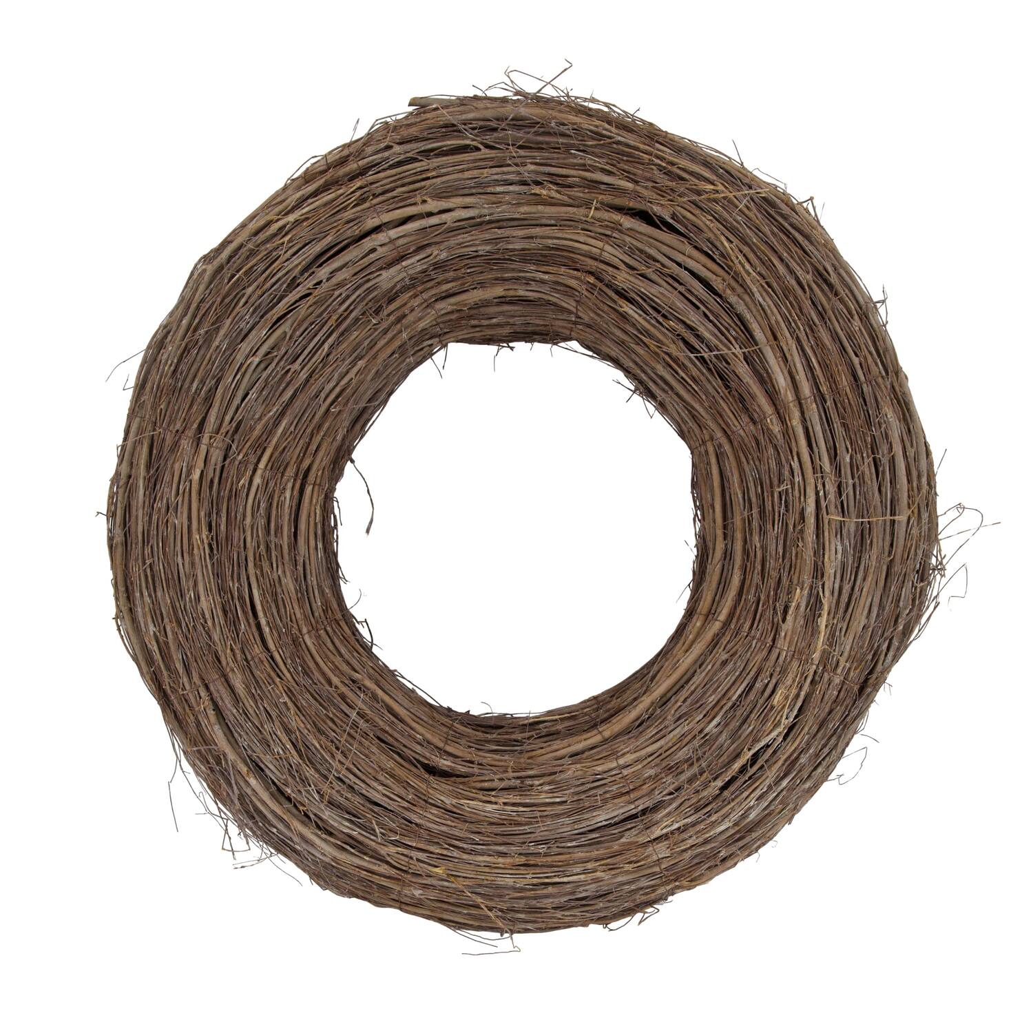 Wreath round willow wood 58x58x15cm