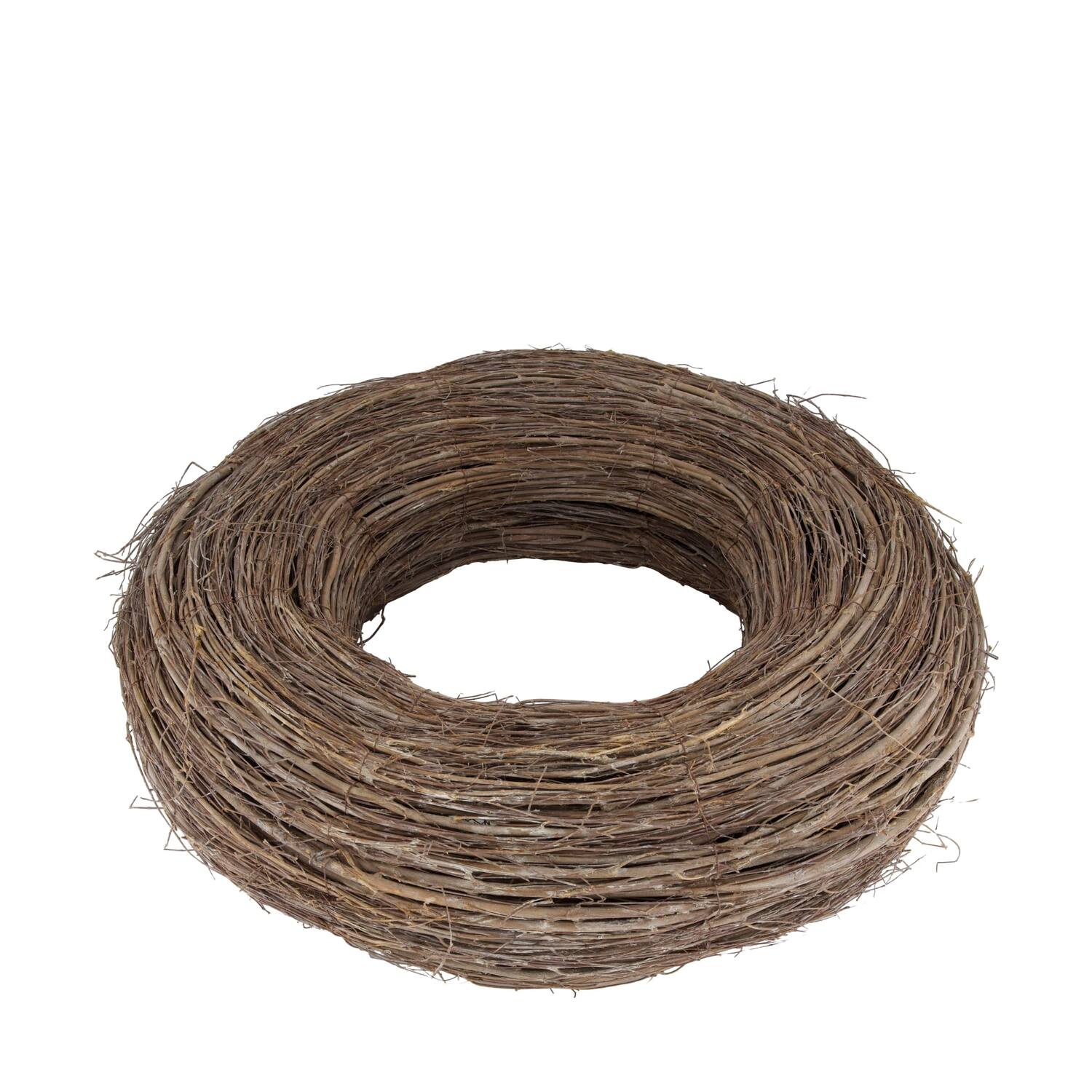 Wreath round willow wood 58x58x15cm
