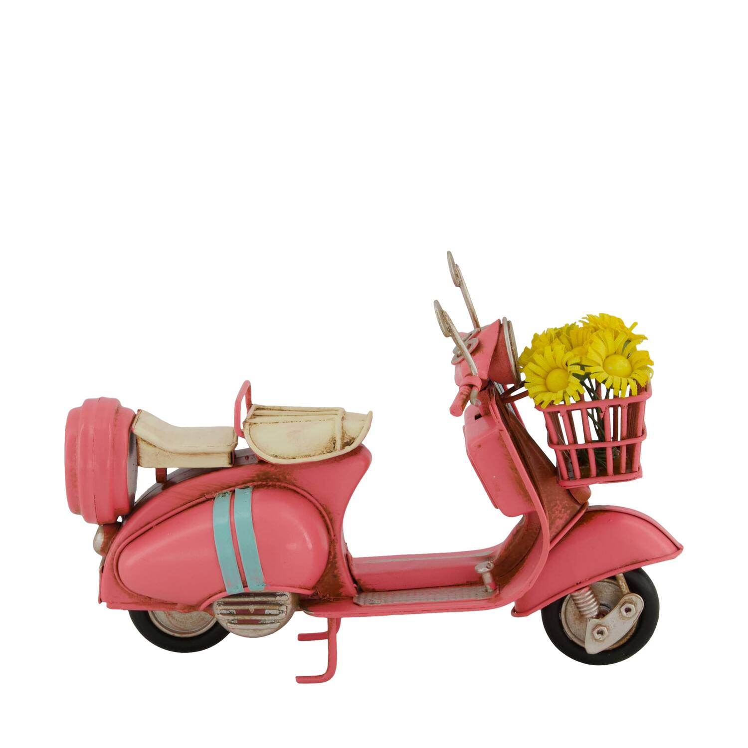 Figurine scooter metal 17x7.5x11.5cm