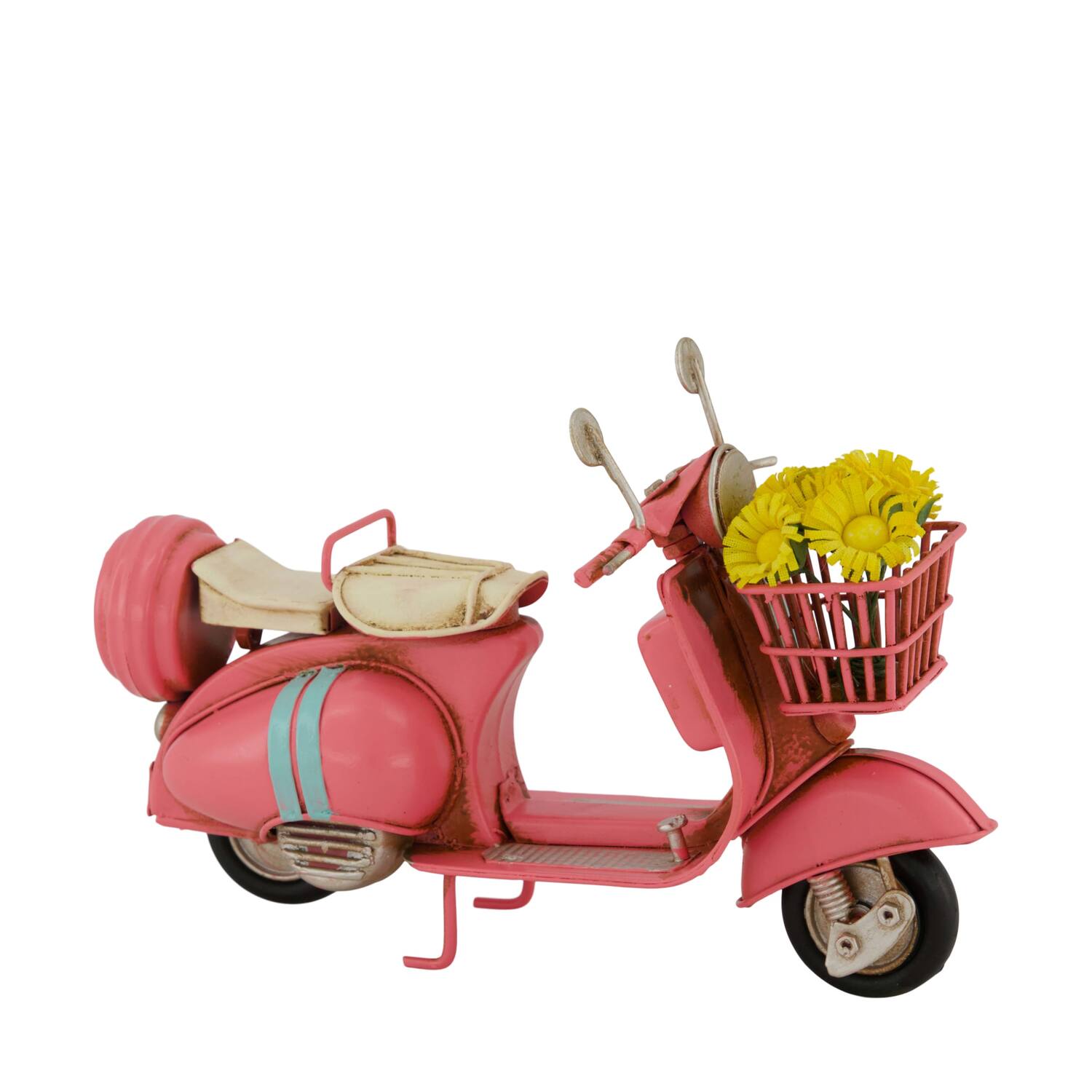 Figurine scooter metal 17x7.5x11.5cm