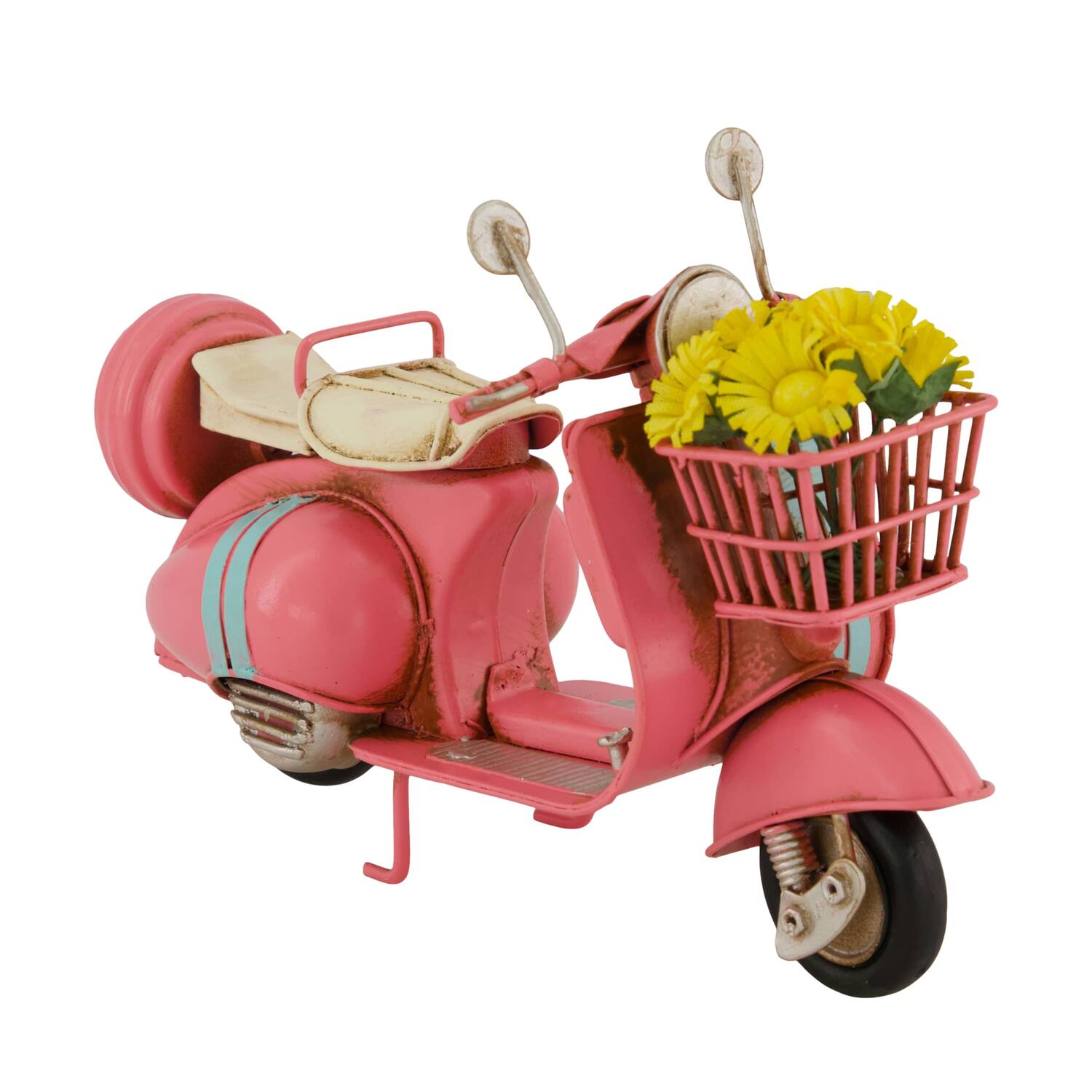 Figurine scooter metal 17x7.5x11.5cm